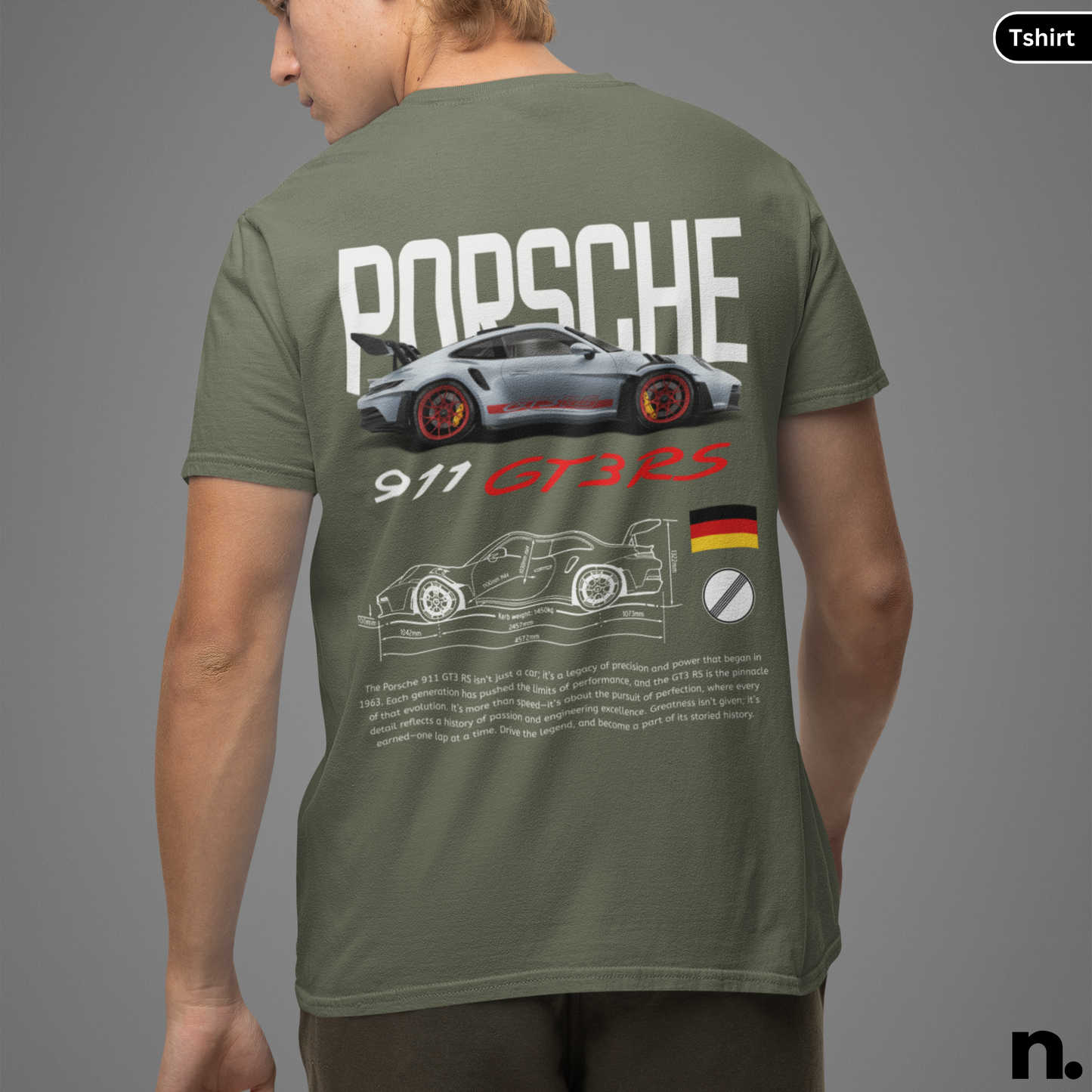 911 GT3RS Poster Style Unisex Tee