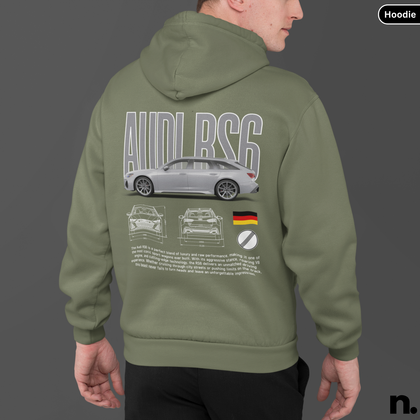 RS6 Poster Style Unisex Hoodie