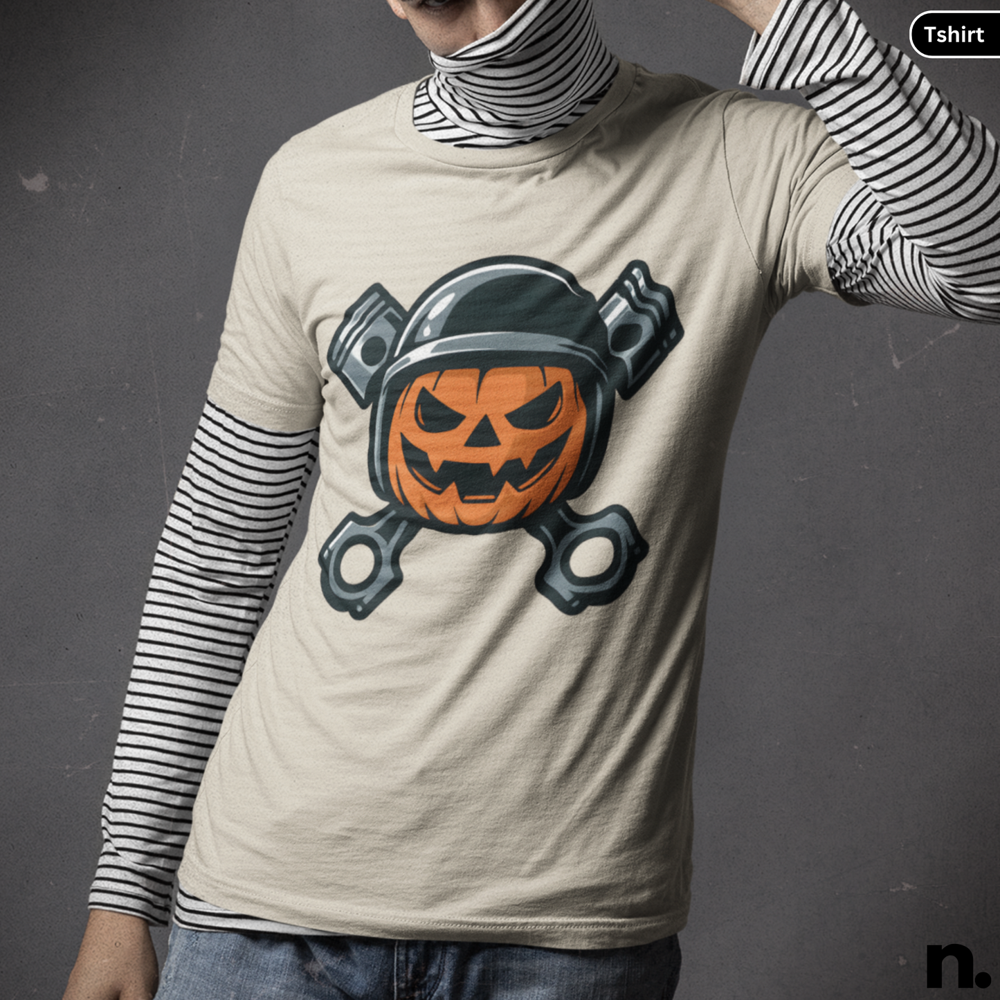 Pumpkin Piston Unisex Halloween Tee