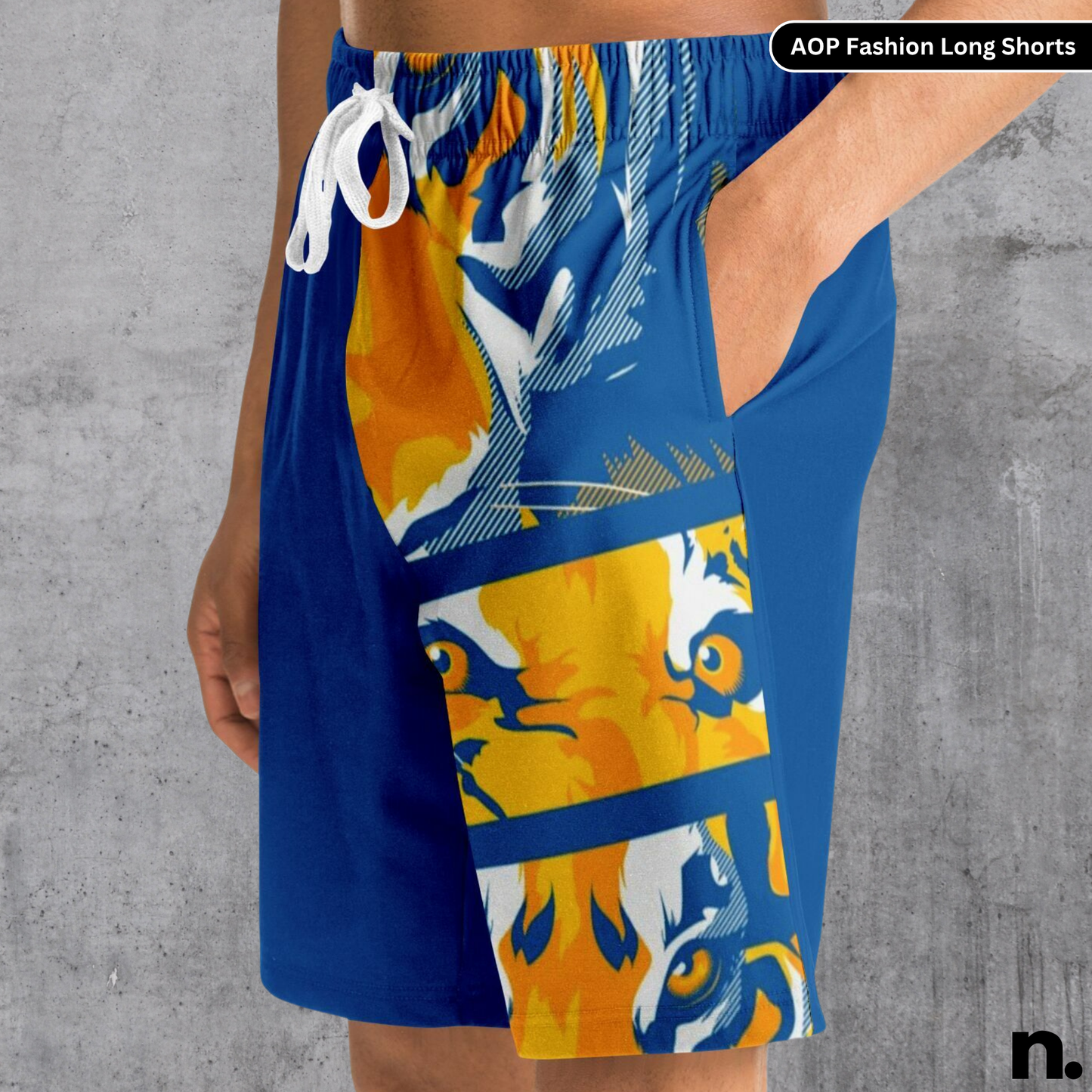 Nerdotopia Tiger Illustration Shorts