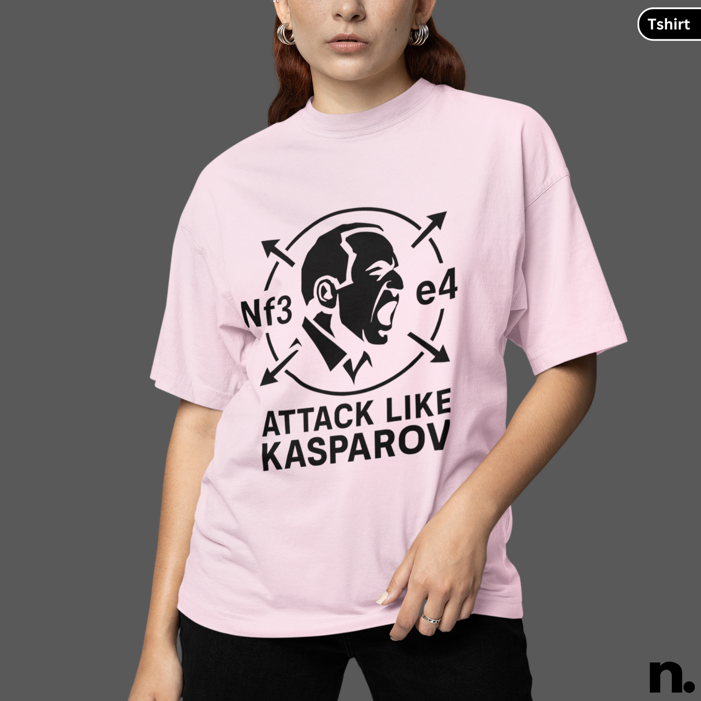 Kasparov Attack Chess Inspired Unisex Tee