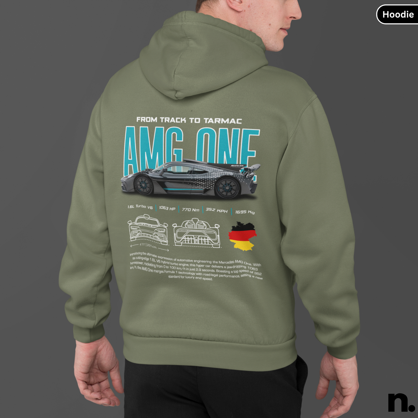 AMG One Poster Style Unisex Hoodie