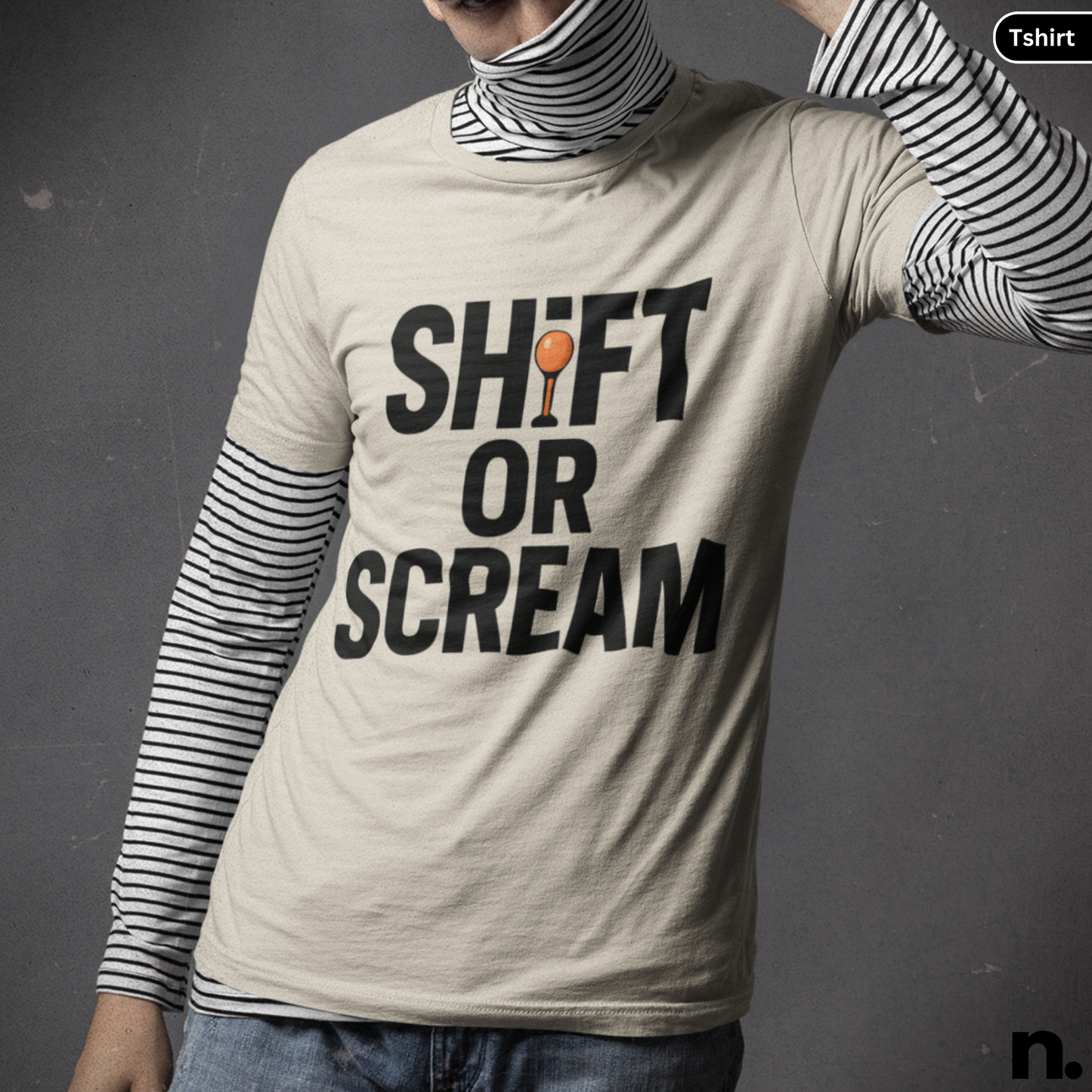 Shift or Scream Halloween Inspired Unisex Tee