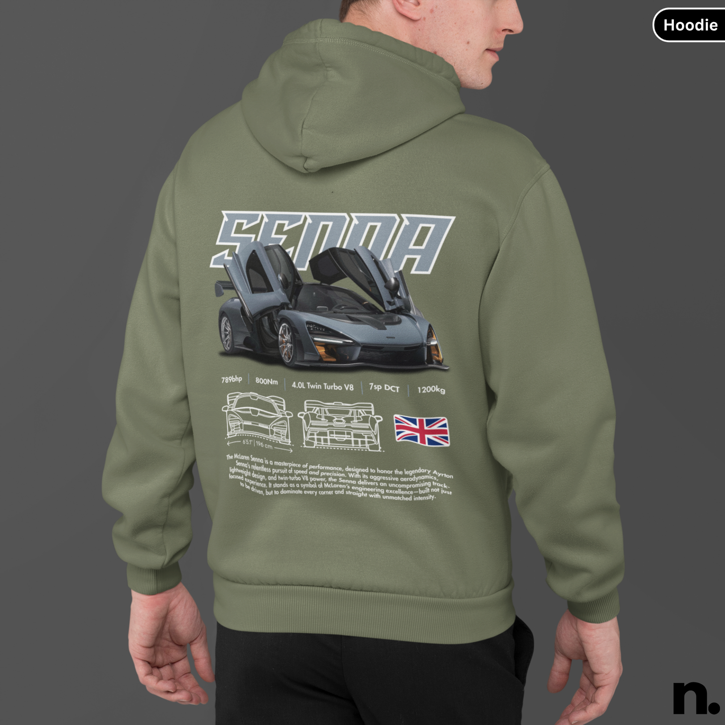 Senna Poster Style Unisex Hoodie