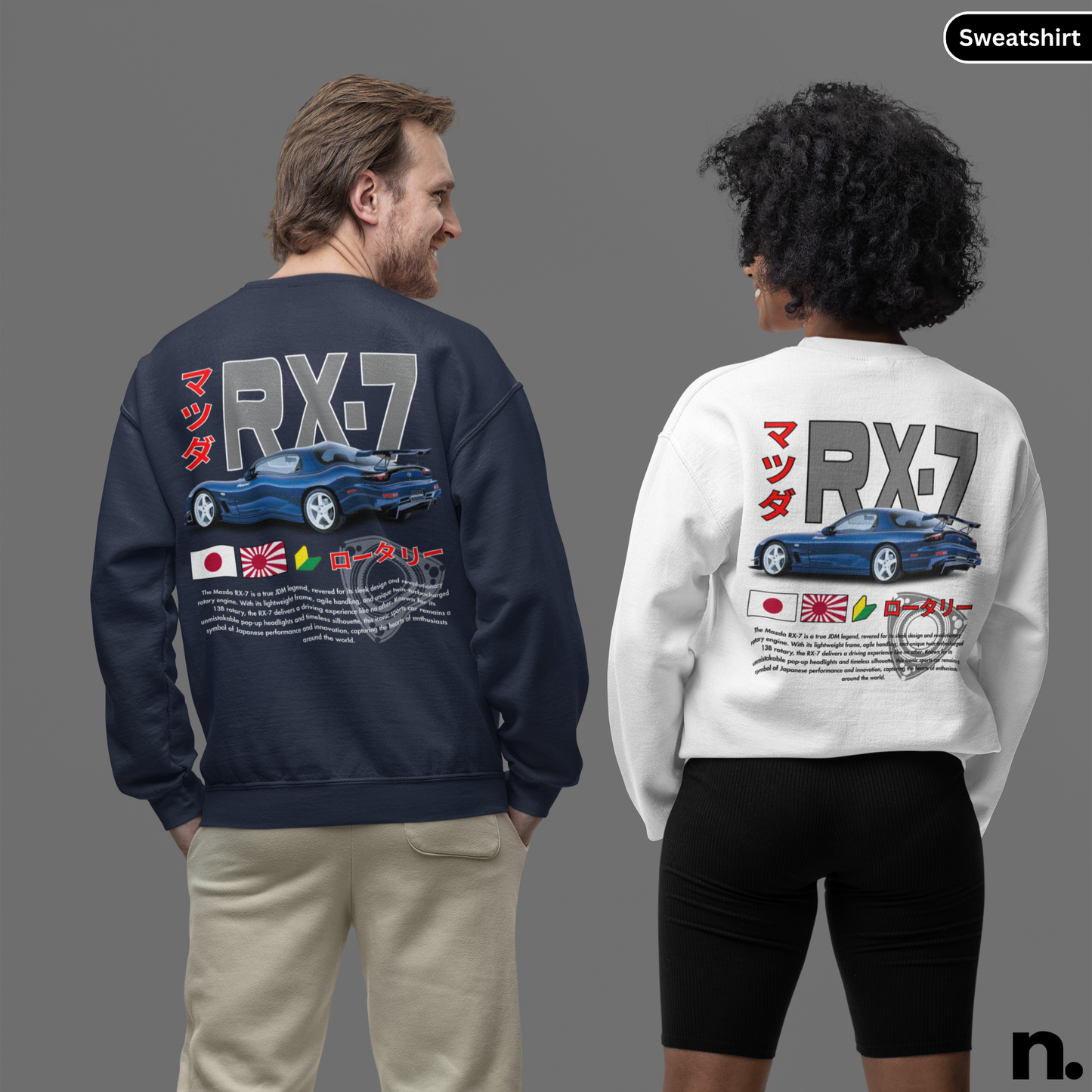 Mazda RX7 JDM Legend Unisex Crewneck Sweatshirt