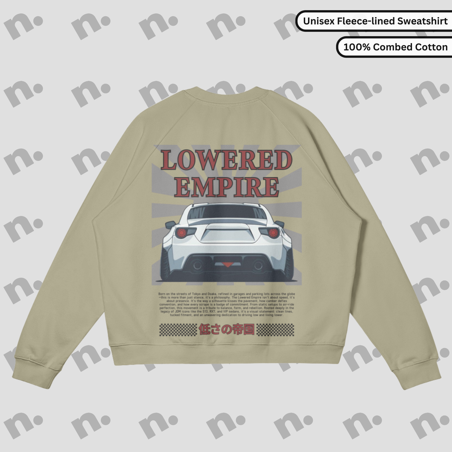 Lowered Empire – Fleece-lined Premium Sweatshirt