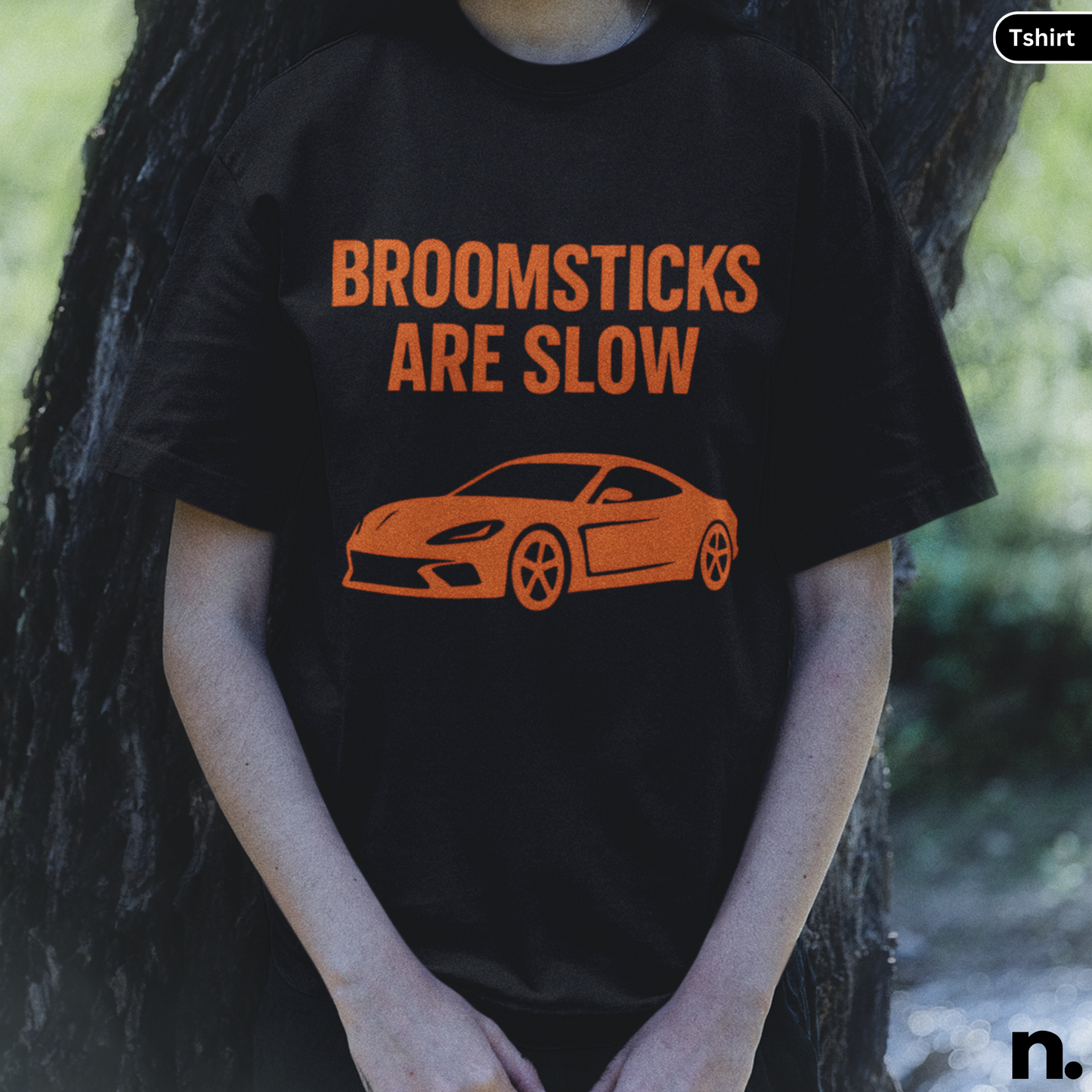 Broomsticks Are Slow Unisex Halloween Tee