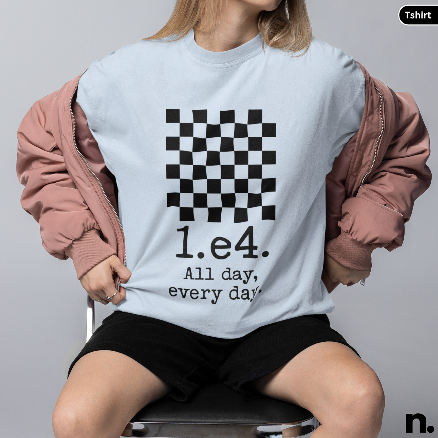 E4 Opening Chess Inspired Unisex Tee