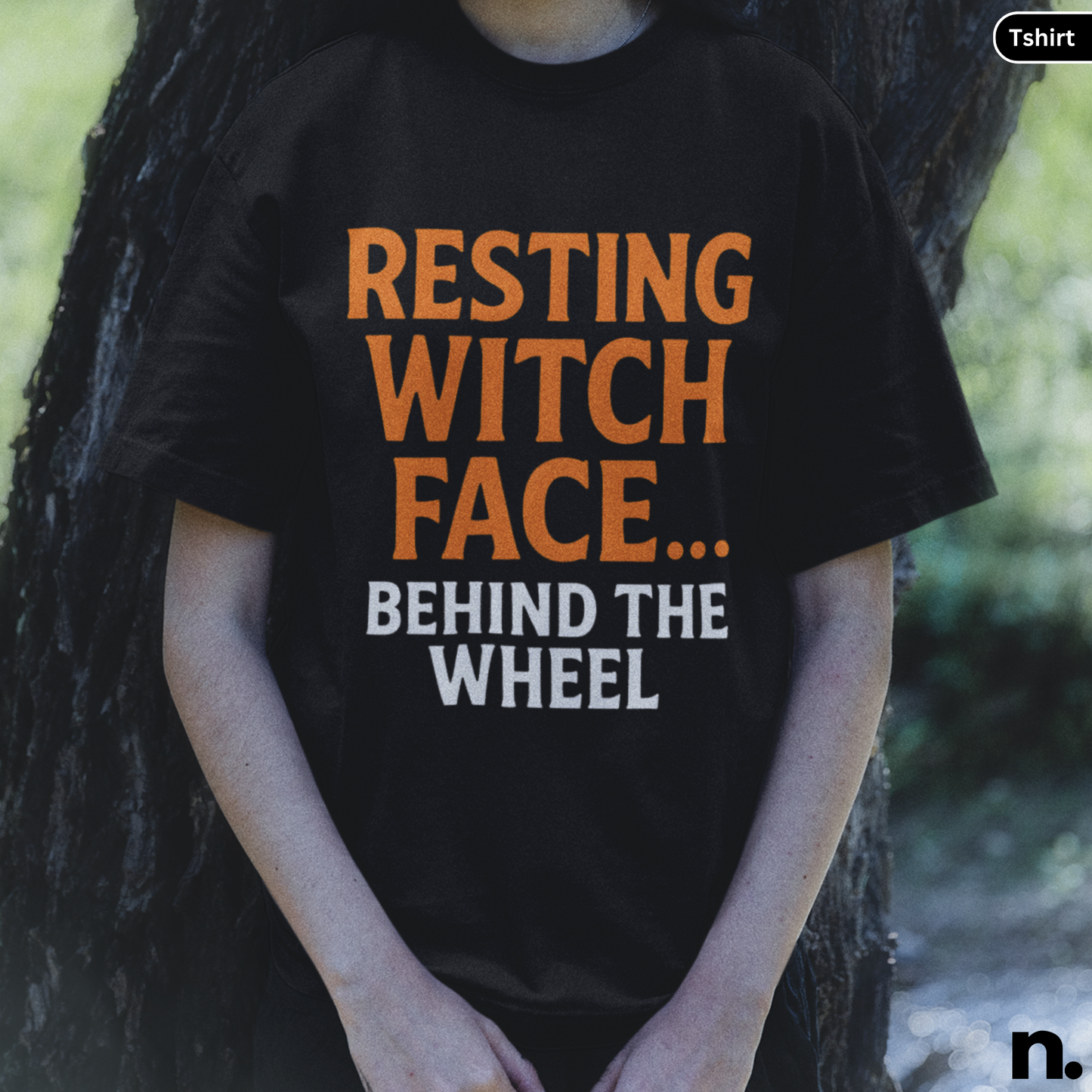 Resting Witch Face Unisex Halloween Tee