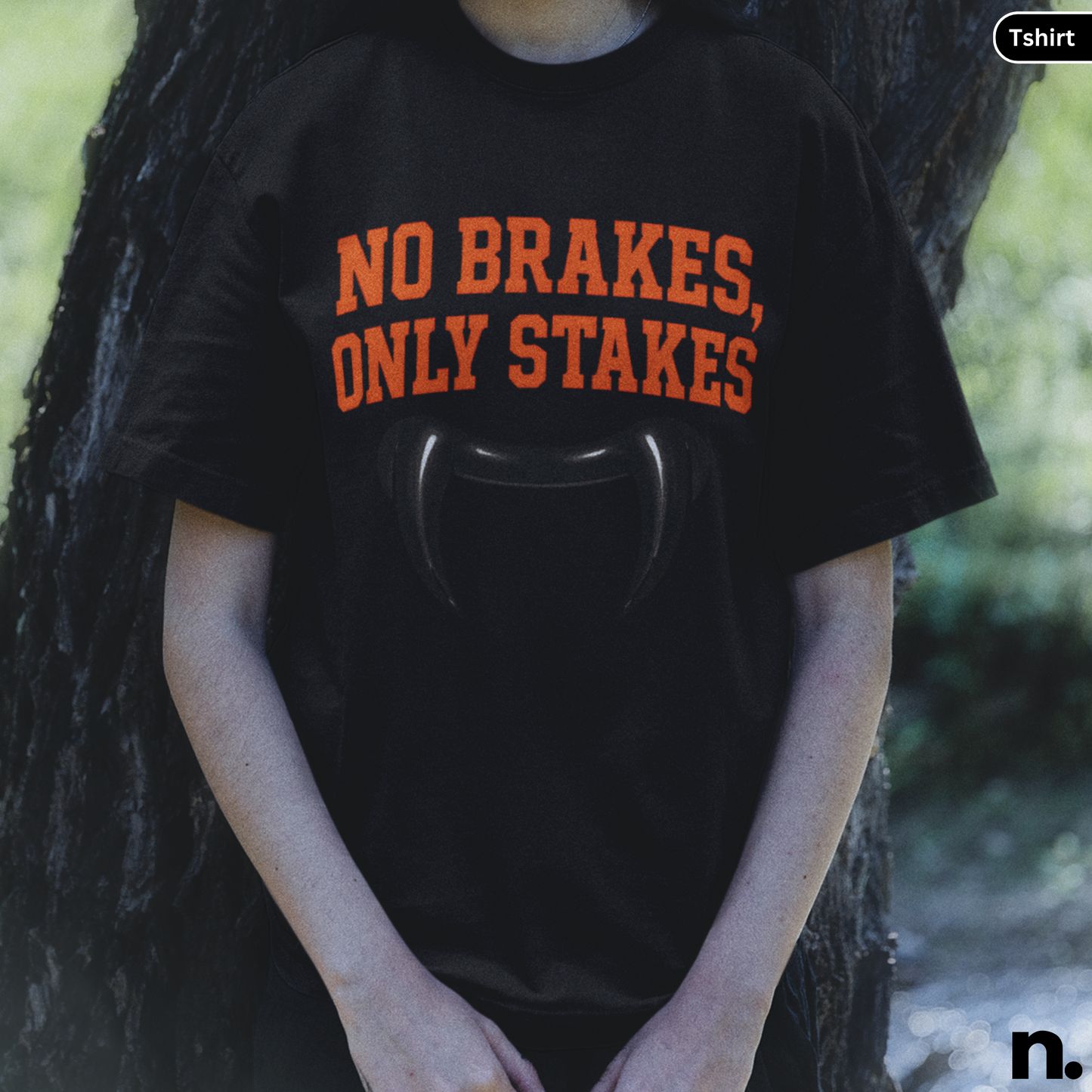 No Brakes Only Stakes Unisex Halloween Tee