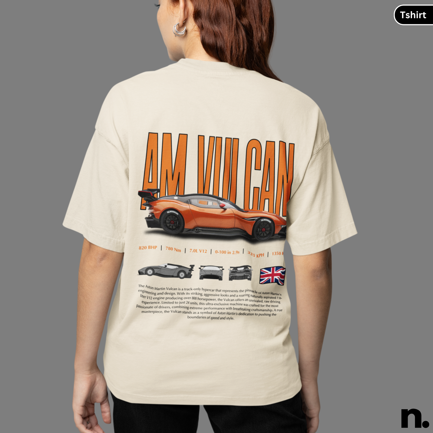 AM Vulcan Poster Style T-shirt