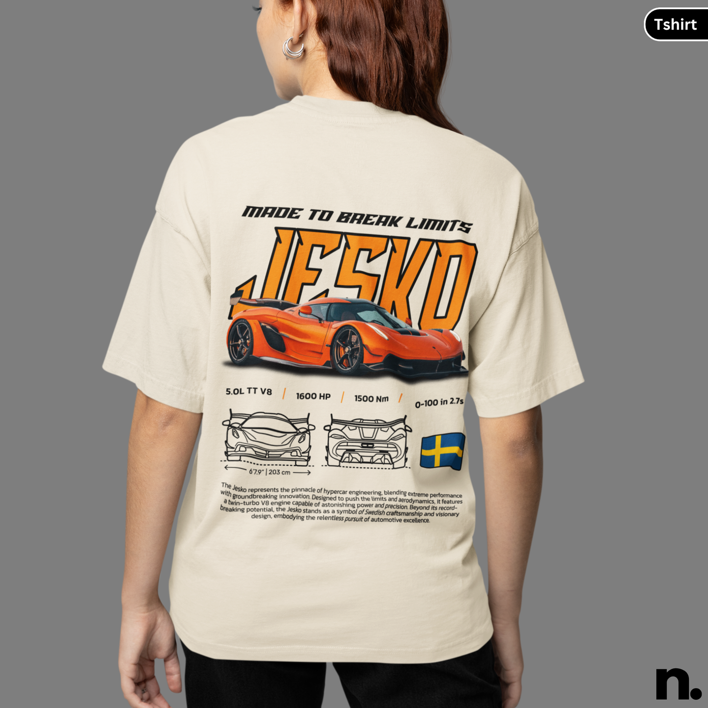 Jesko Poster Style T-shirt
