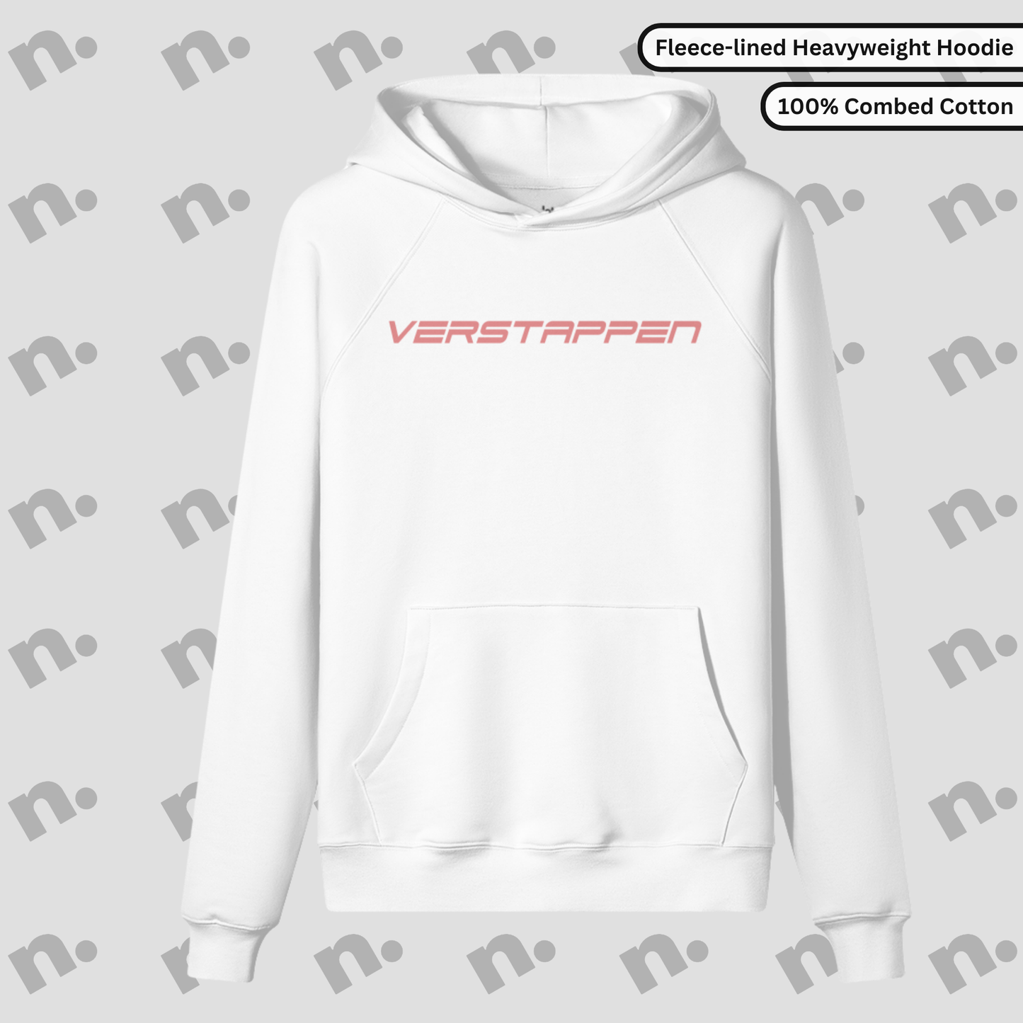 Max Verstappen Inspired Fleece-Lined Pullover Hoodie