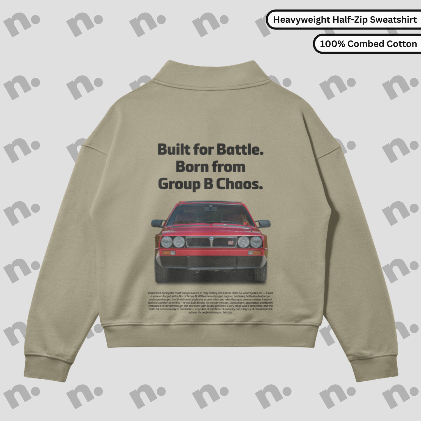 Built or Battle - S4 Premium Half-Zip Sweatshirt