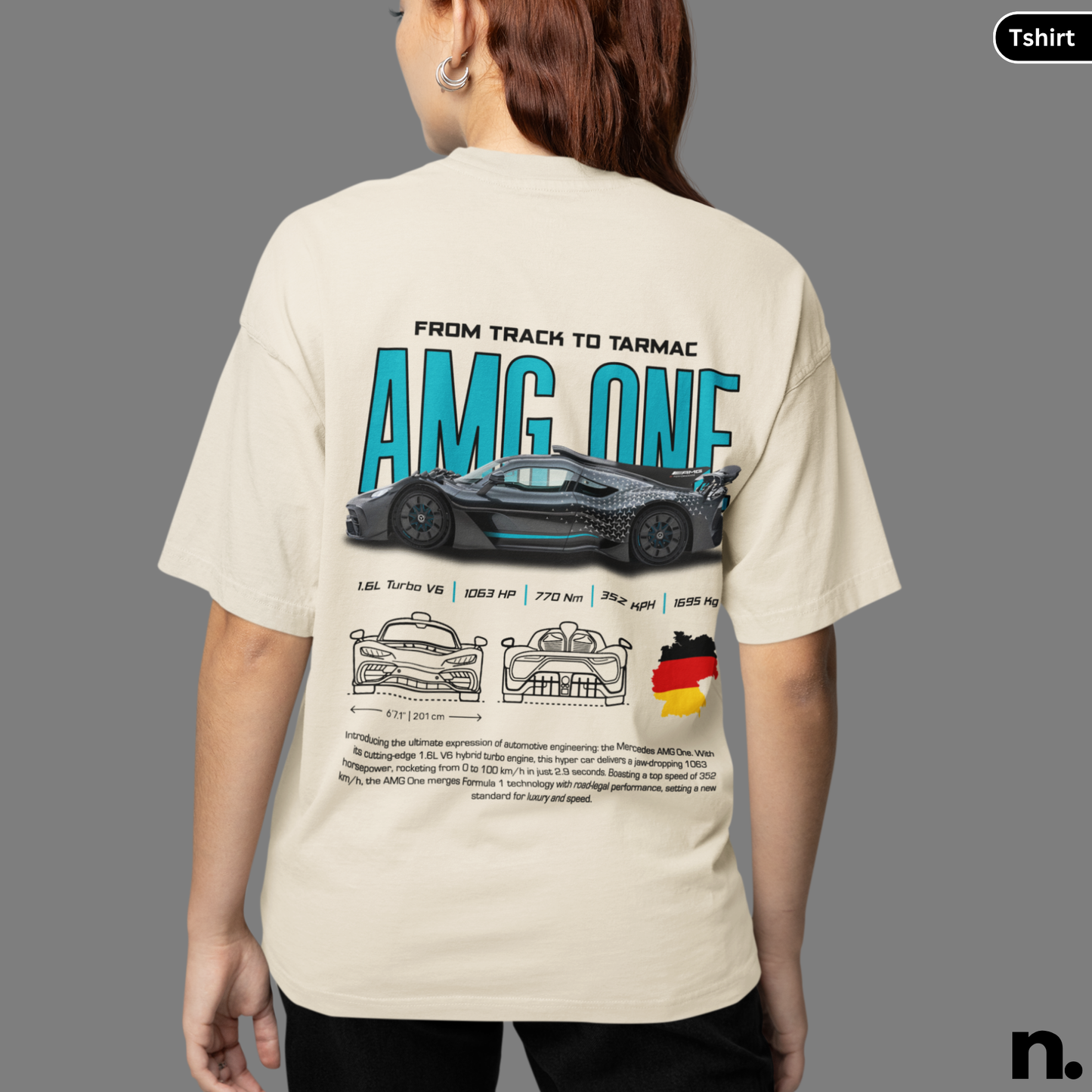 AMG One Poster Style T-shirt