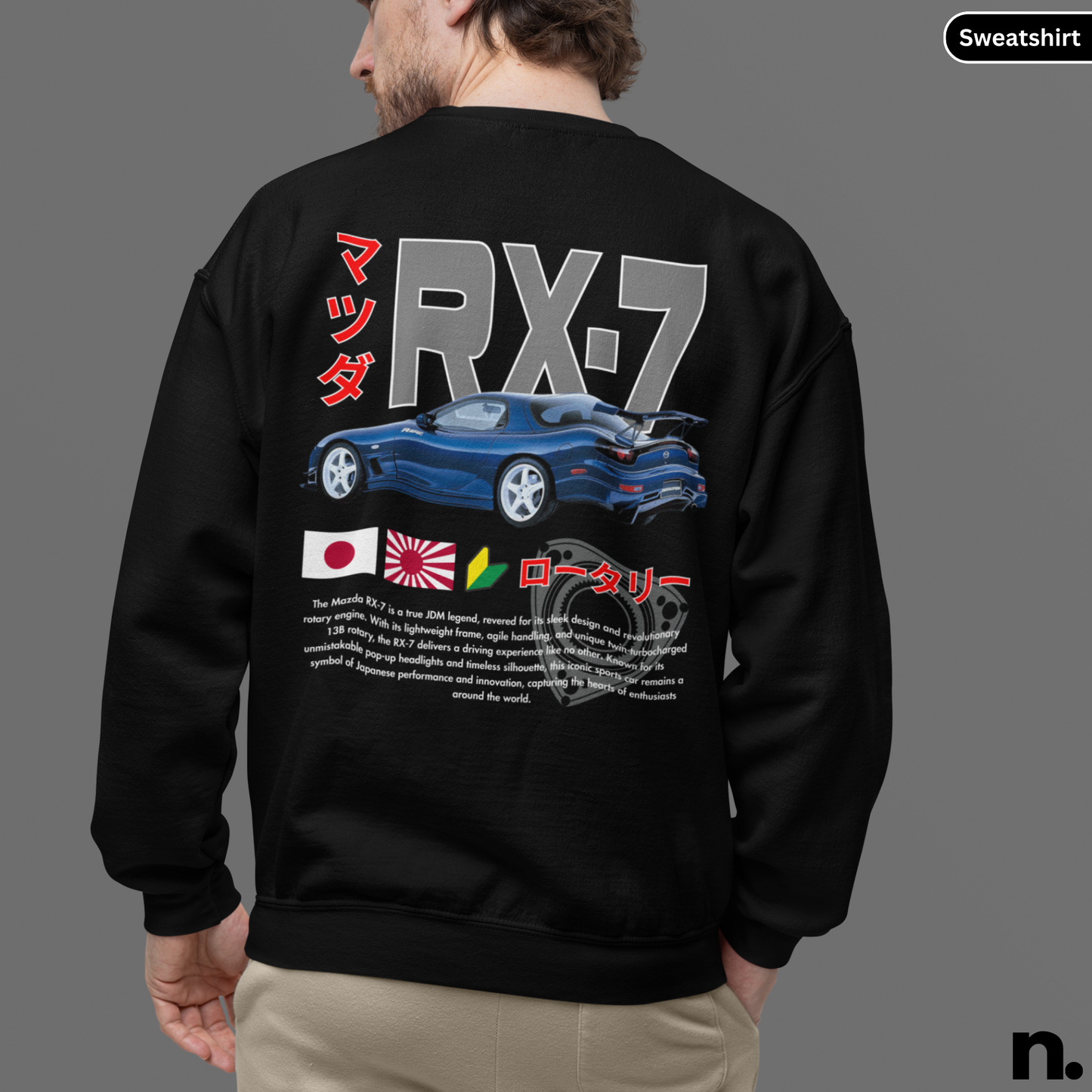 Mazda RX7 JDM Legend Unisex Crewneck Sweatshirt
