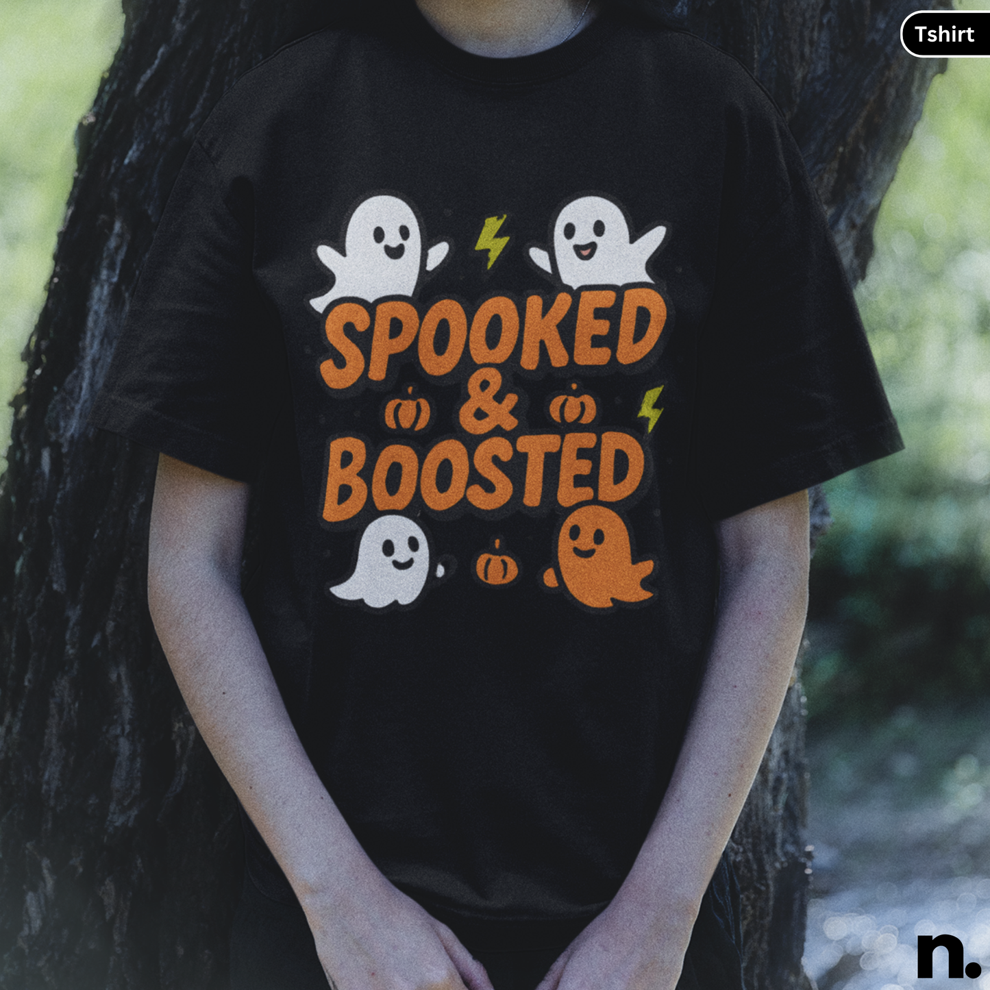 Spooked & Boosted Unisex Halloween Tee