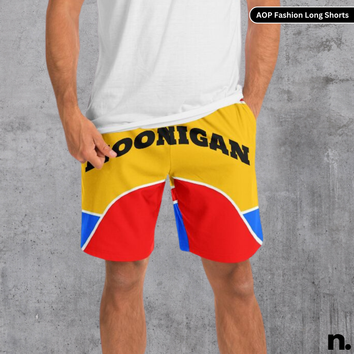Hoonigan Retro Pattern Long Shorts