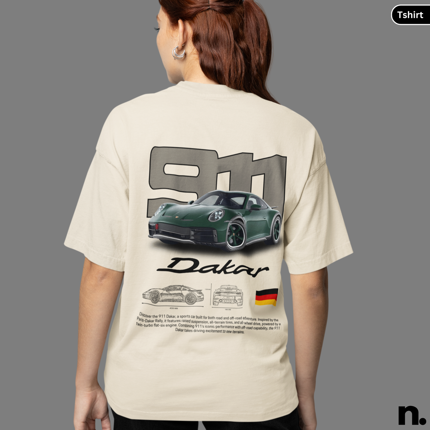 911 Dakar Rally Unisex Heavy Cotton Tee