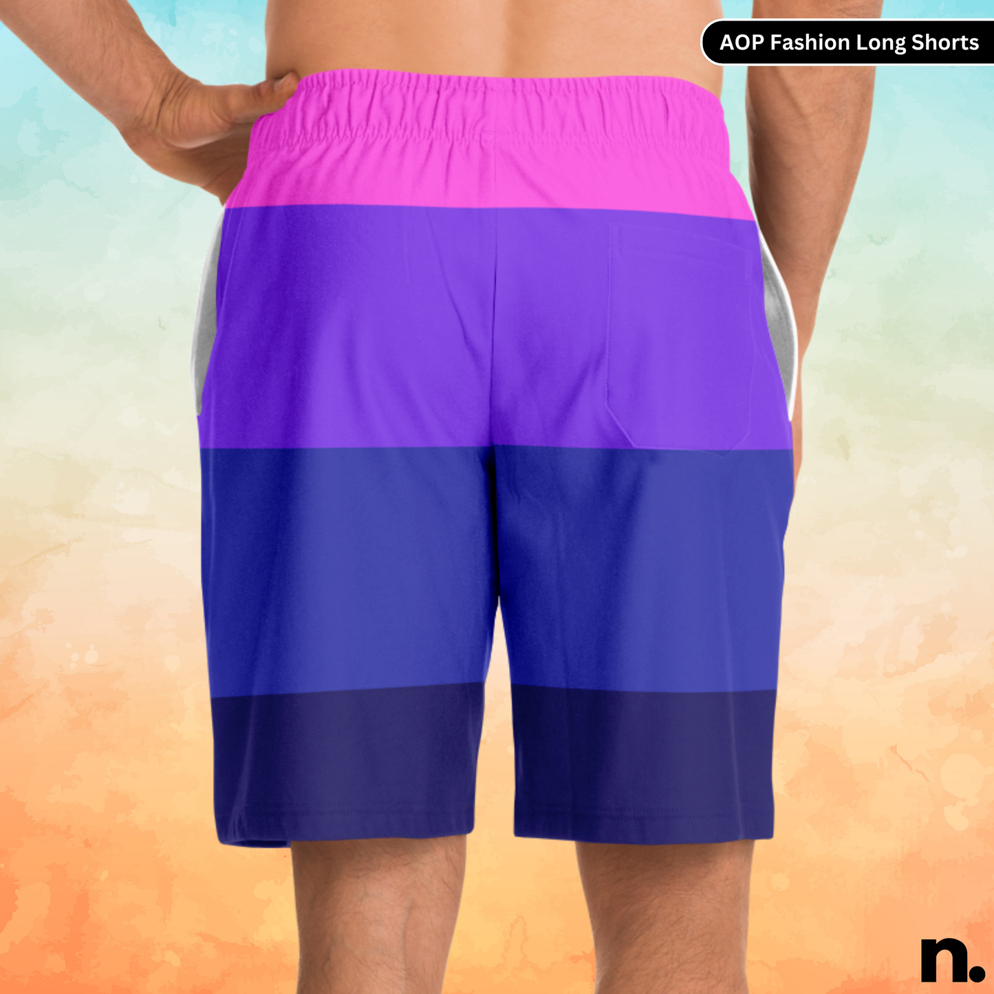 Keep Rubbing You Might Just Get Your Wish Funny Lamp Rubbing Fashion Long Shorts - AOP