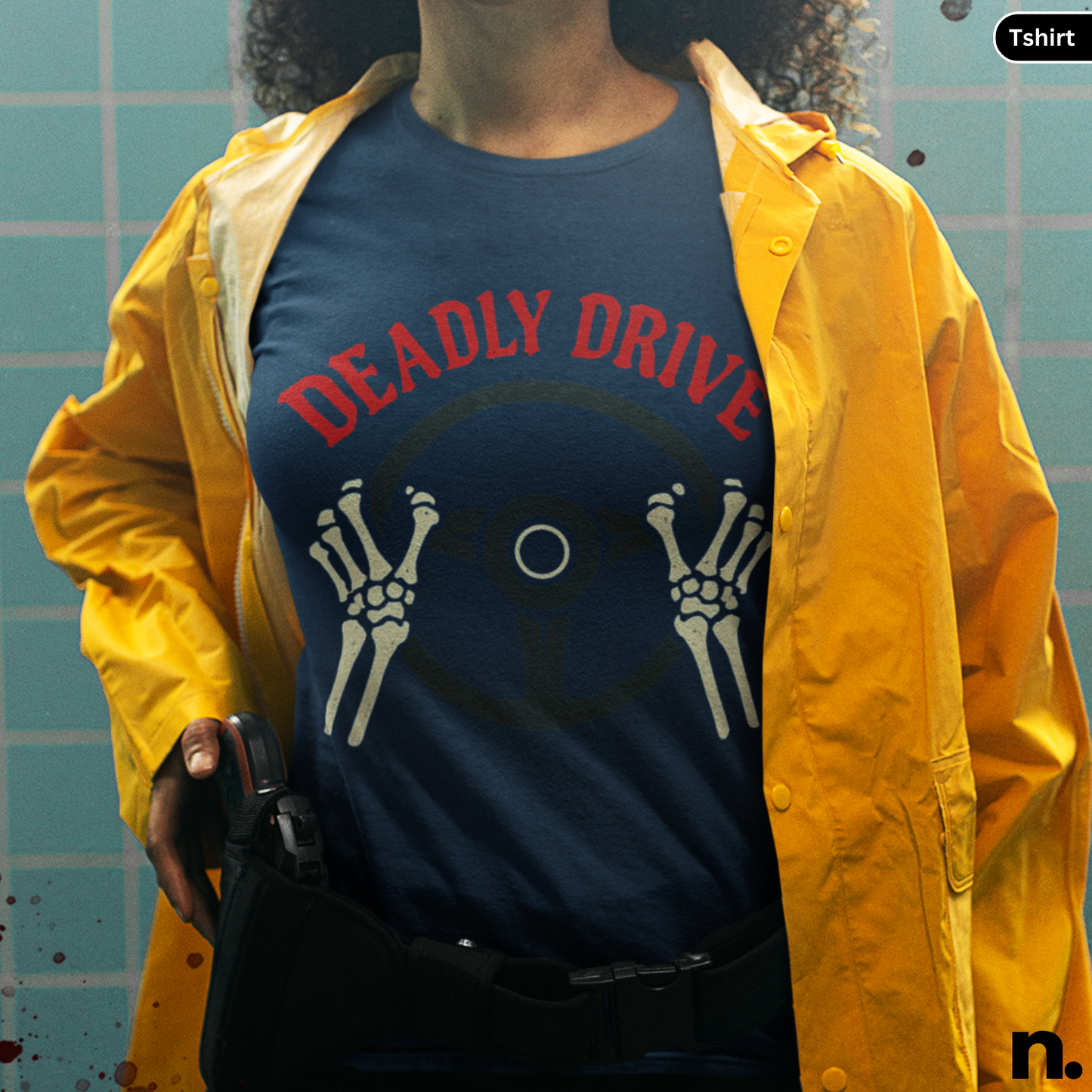 Deadly Drive Unisex Halloween Tee
