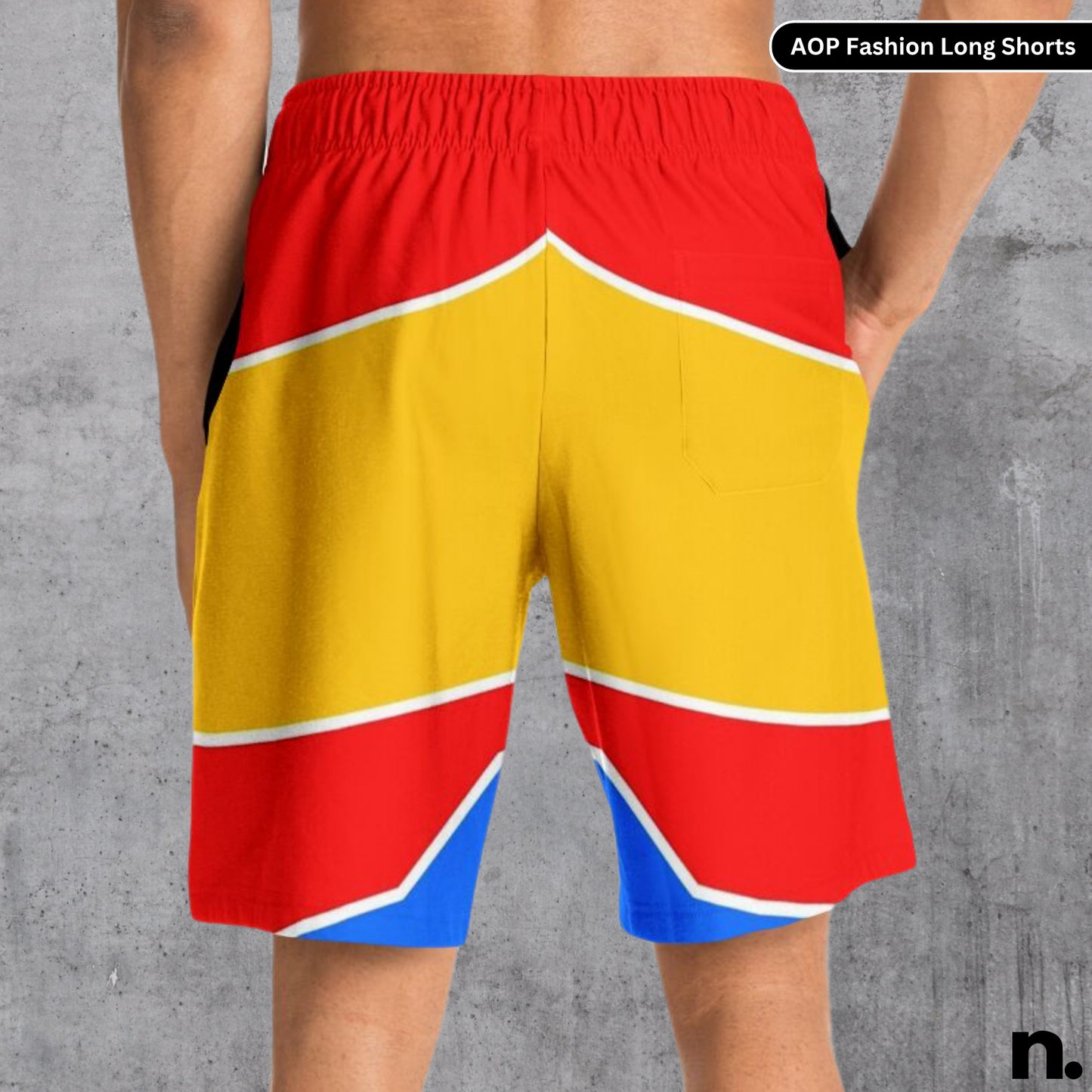 Hoonigan Retro Pattern Long Shorts