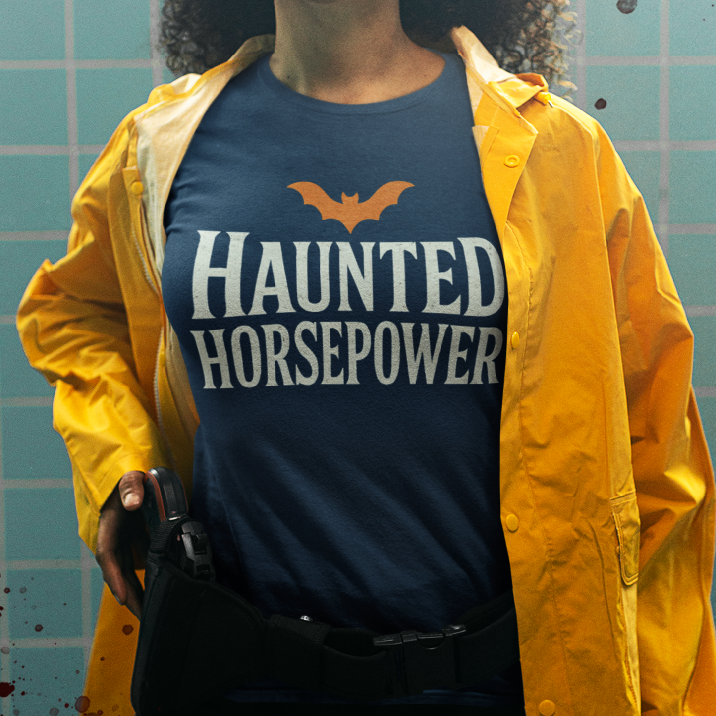 Haunted Horsepower Unisex Halloween Tee
