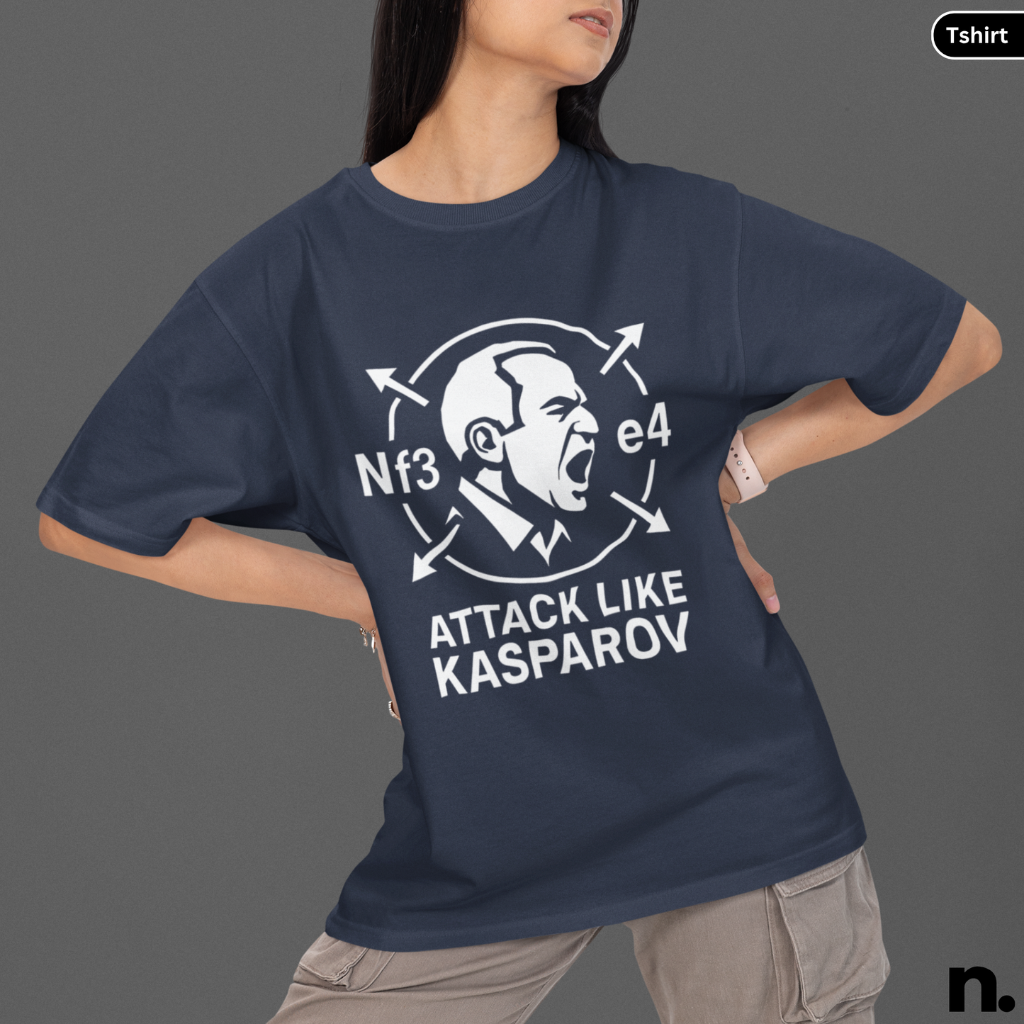 Kasparov Attack Chess Inspired Unisex Tee