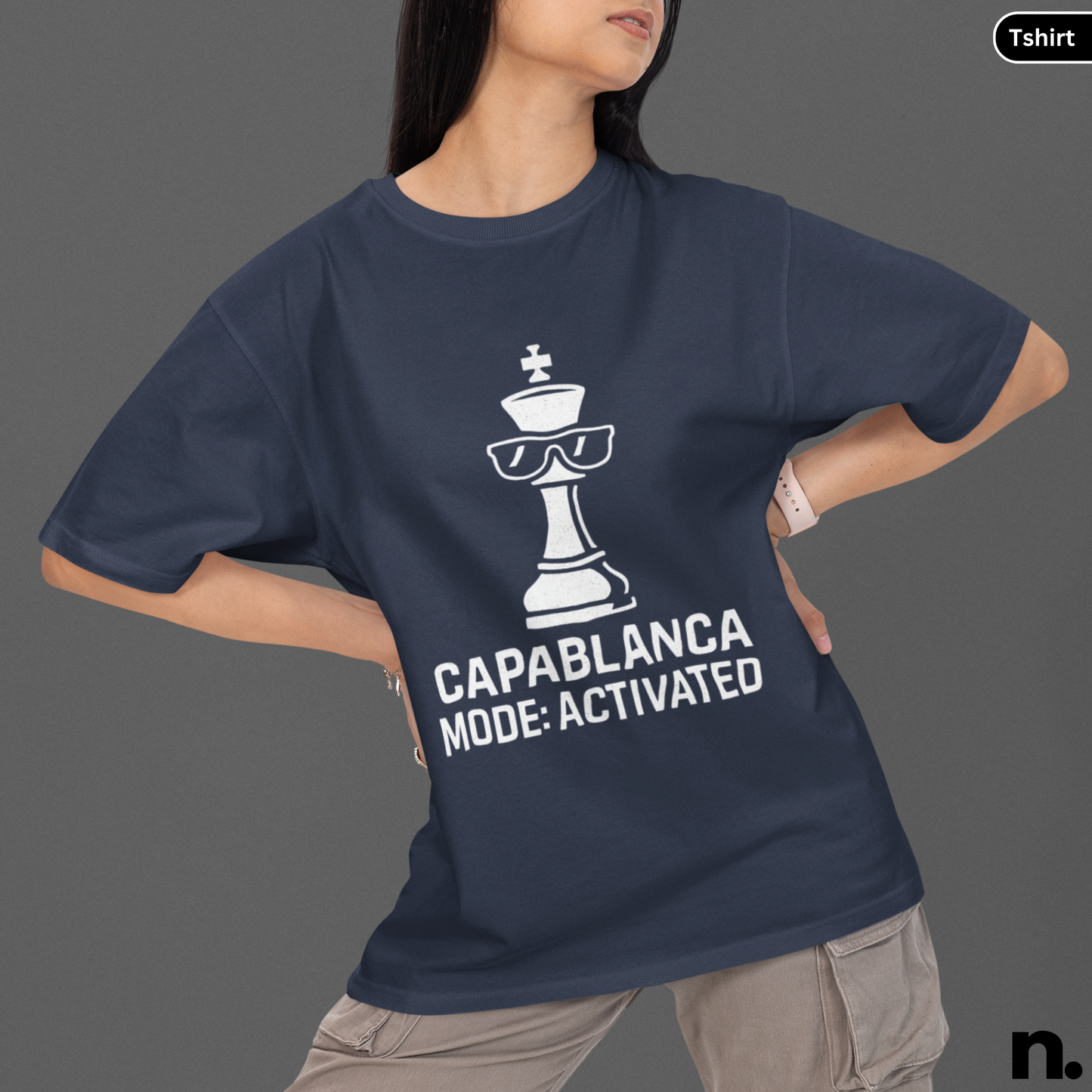 Capablanca Mode Activated Chess Inspired Unisex Tee