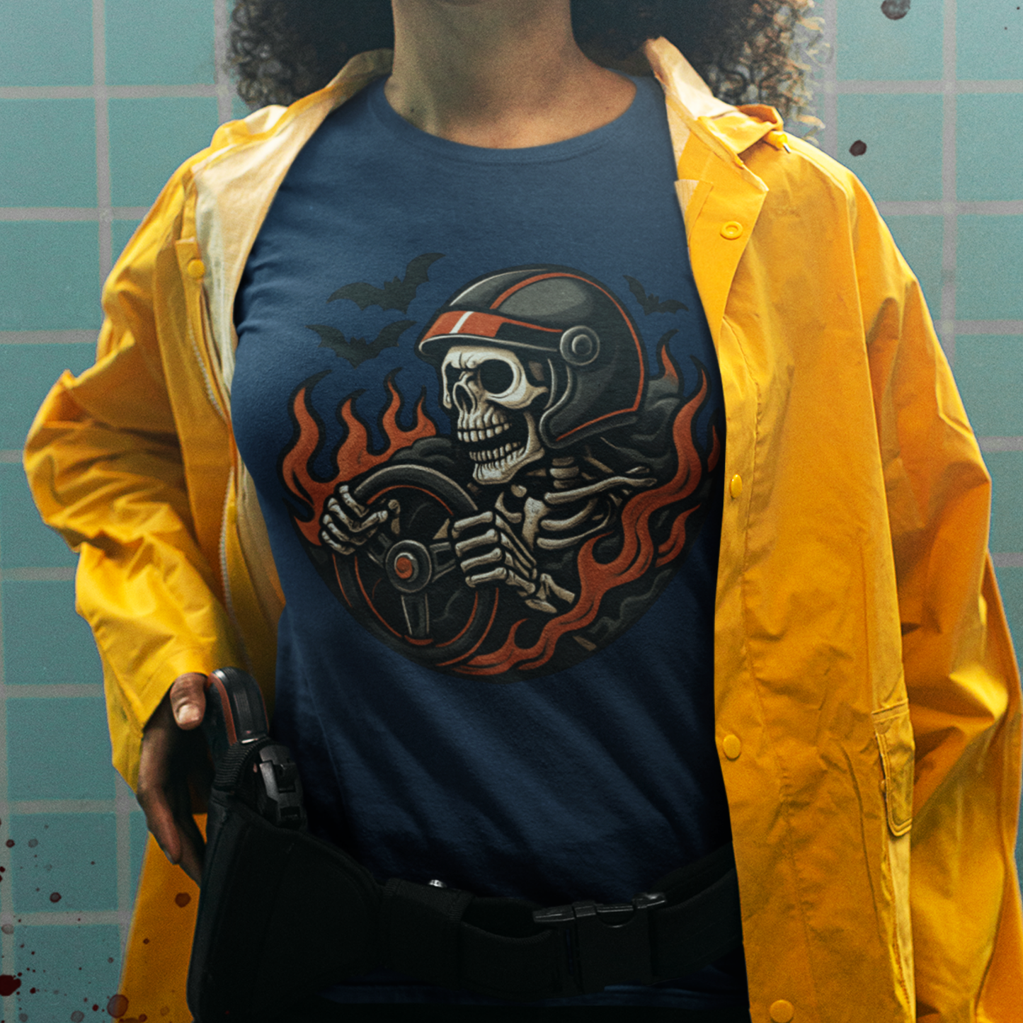 Death Rider Unisex Halloween Tee