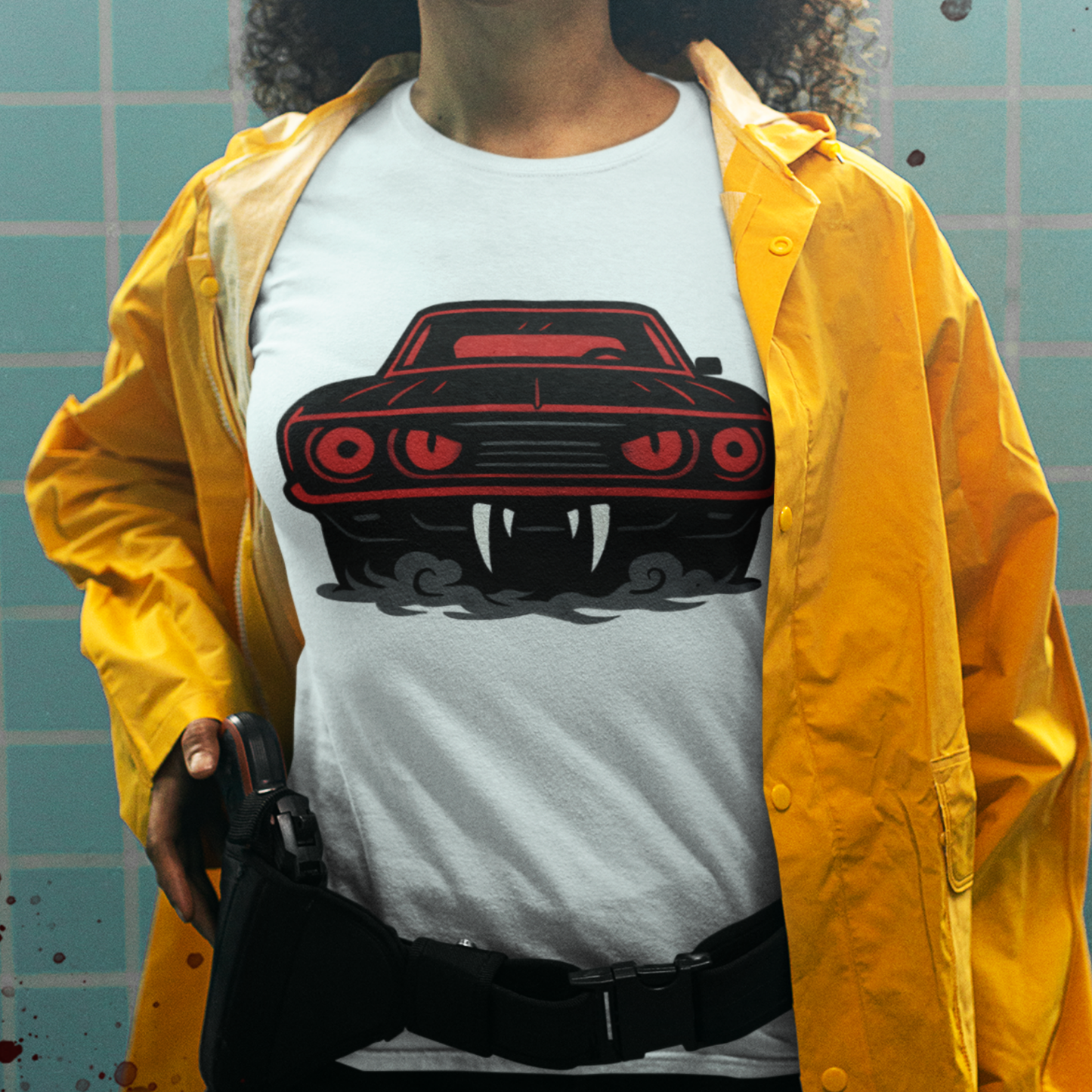 Halloween Muscle Car Tee