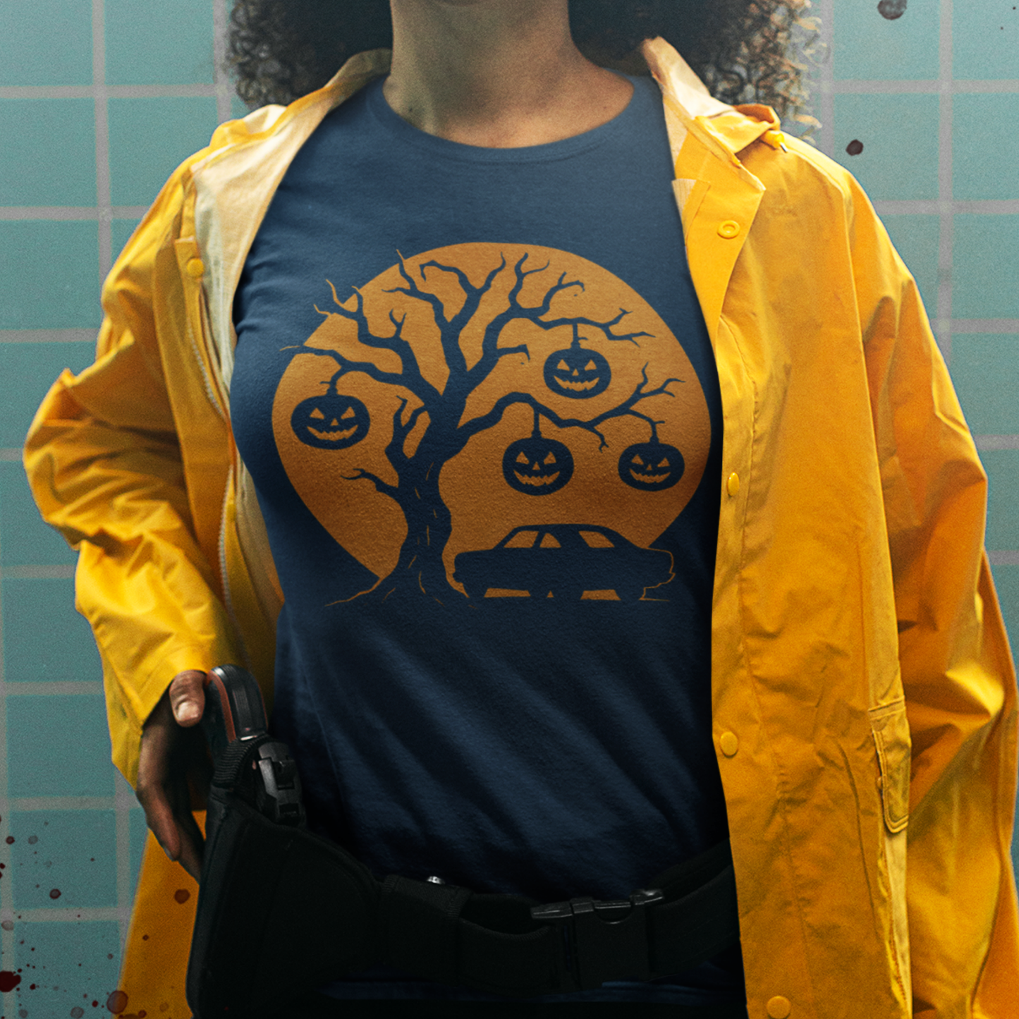 Haunted Ride Unisex Halloween Tee