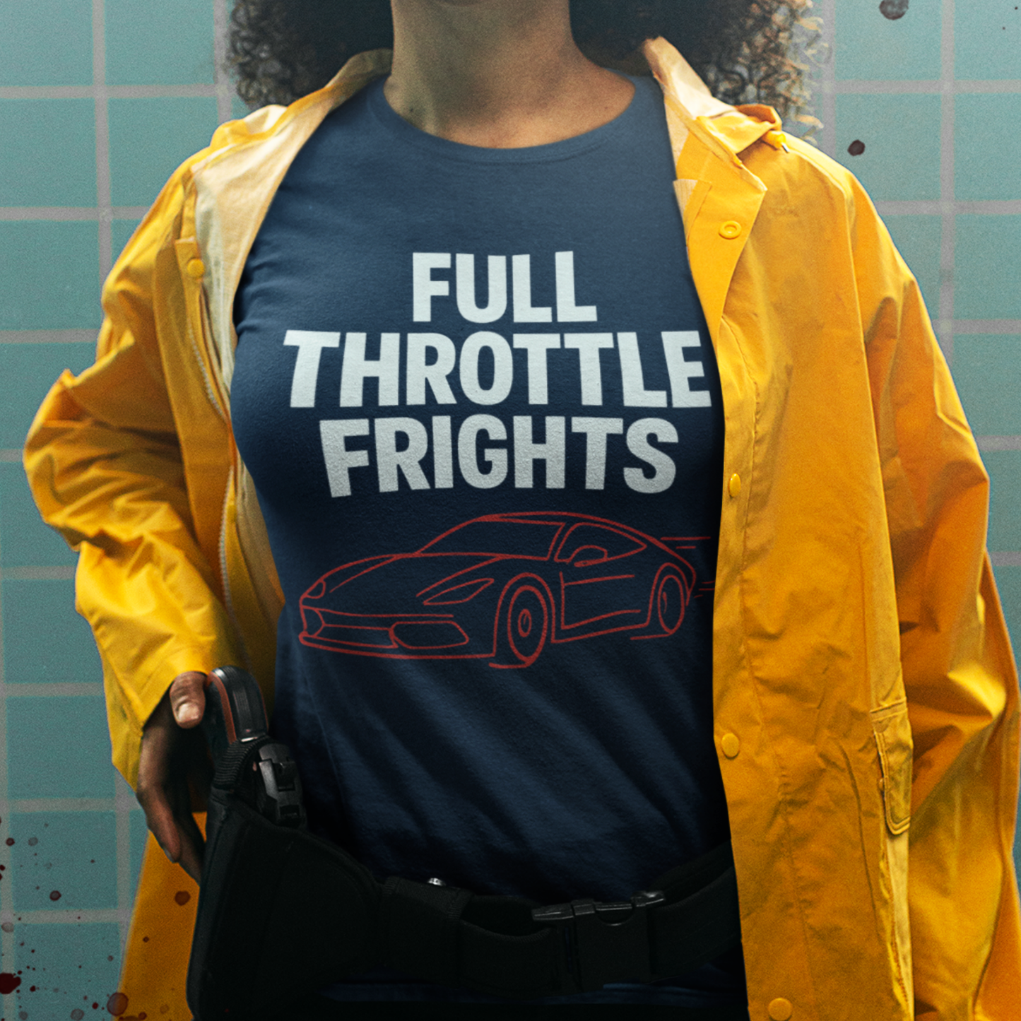 Full Throttle Frights Unisex Halloween Tee