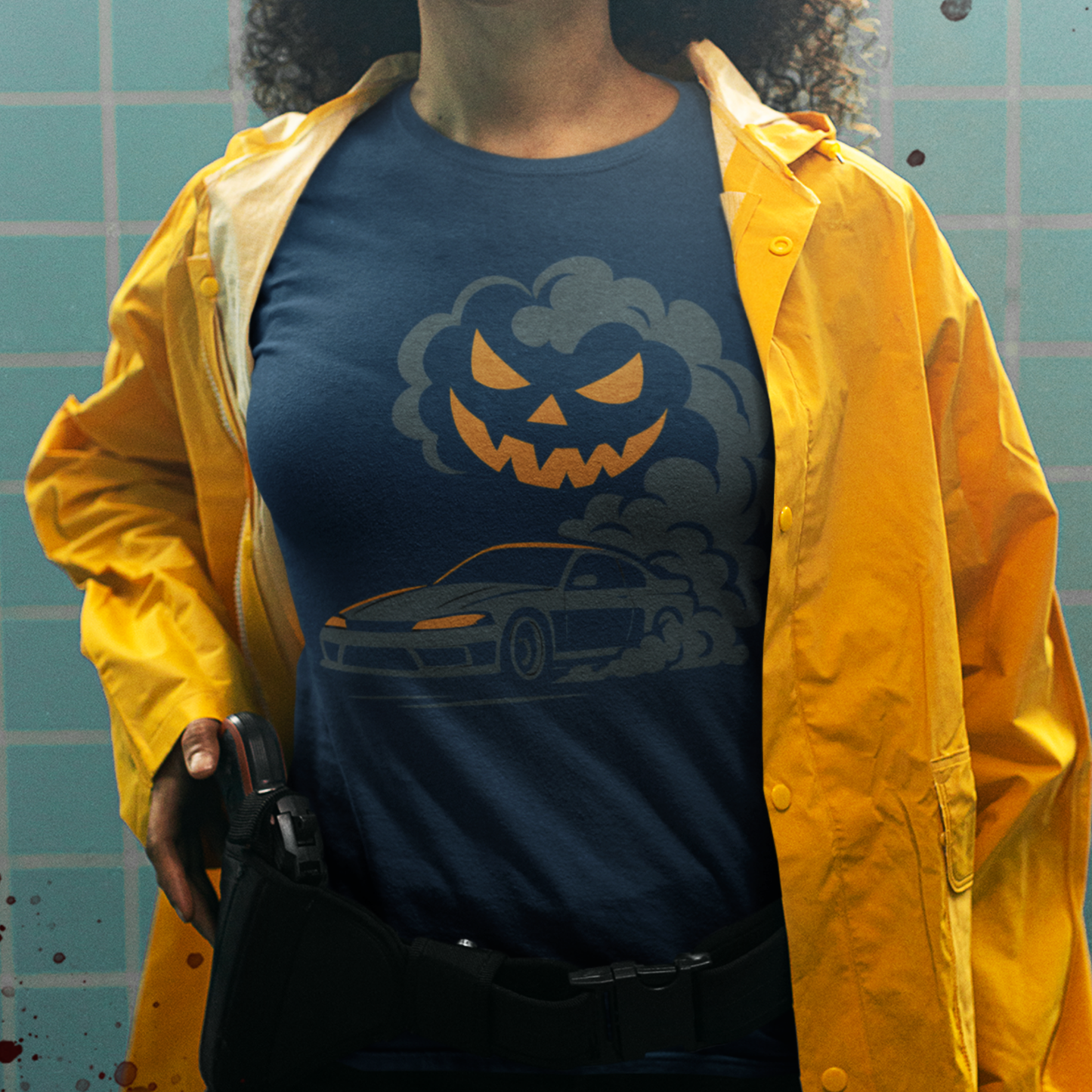 Ghost Drift Unisex Halloween Tee