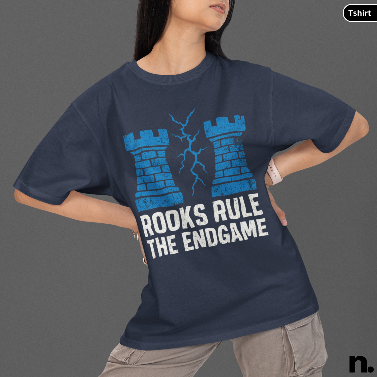 Rooks Endgame Chess Inspired Unisex Tee