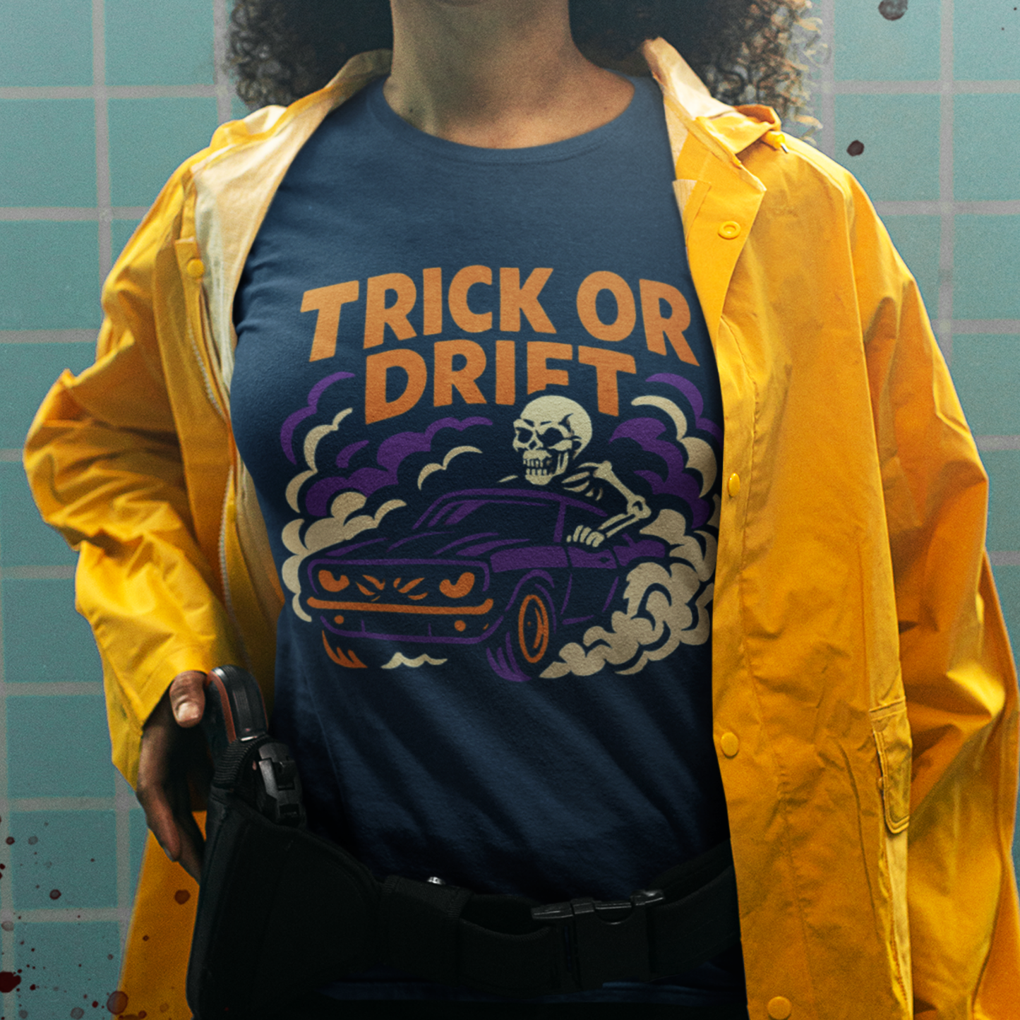Trick or Drift Unisex Halloween Tee