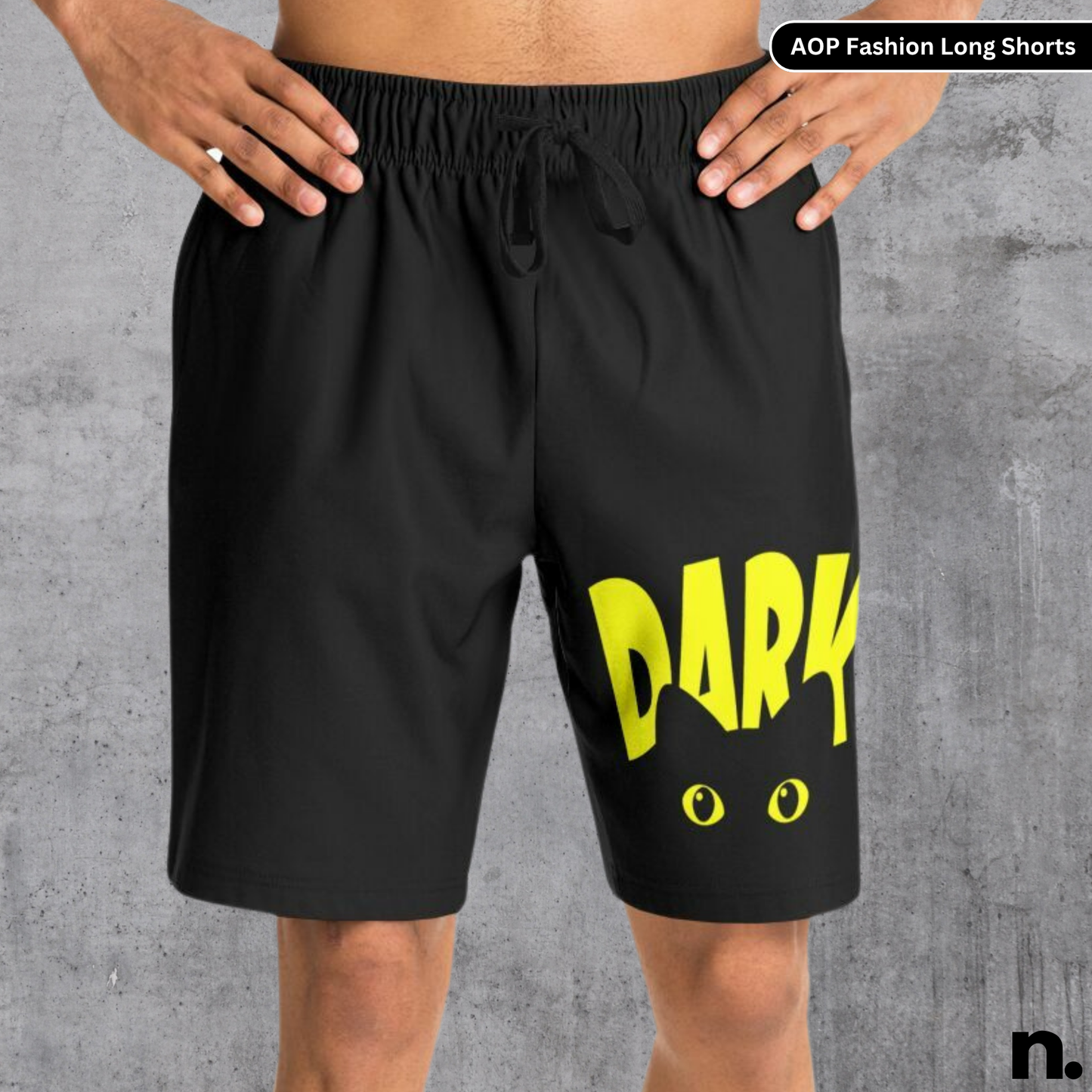 Dark Cat Inspired Long Shorts