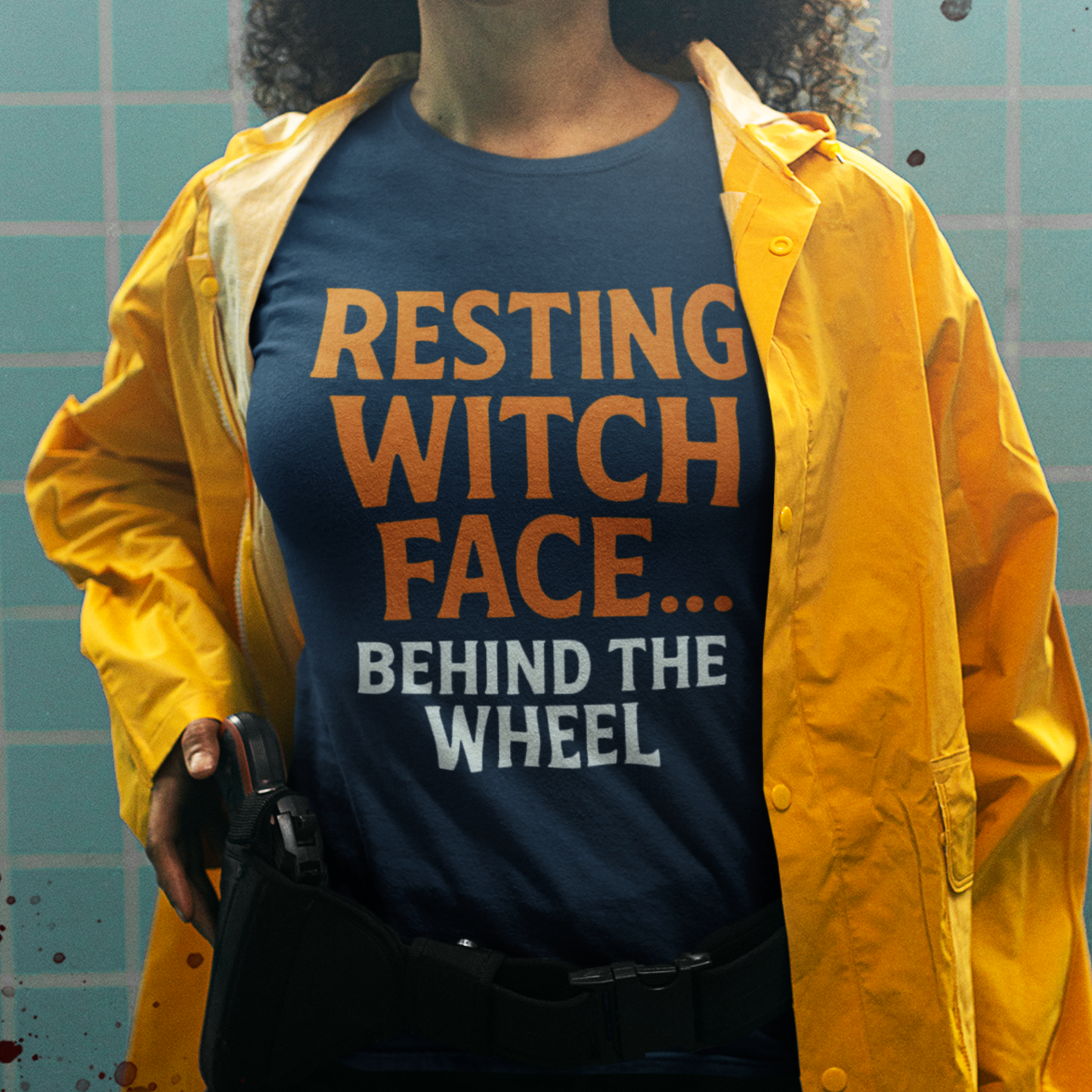 Resting Witch Face Unisex Halloween Tee