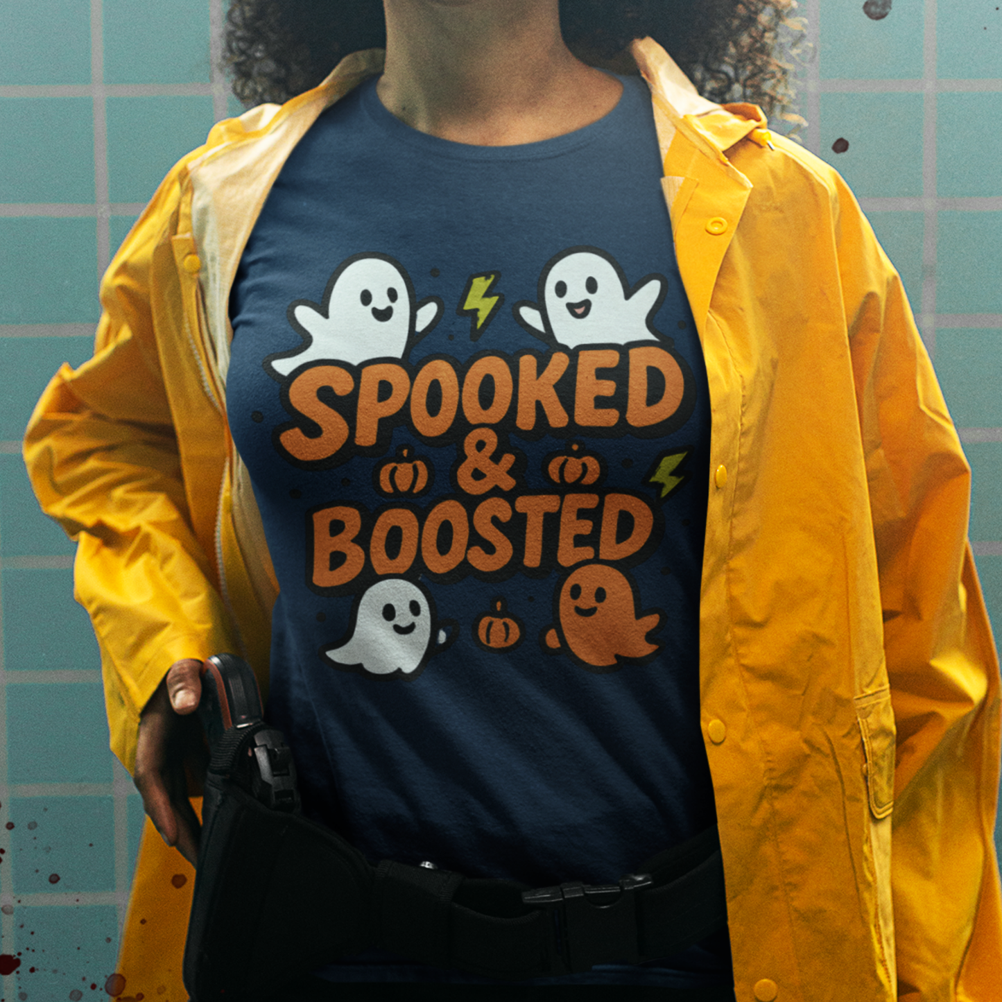 Spooked & Boosted Unisex Halloween Tee
