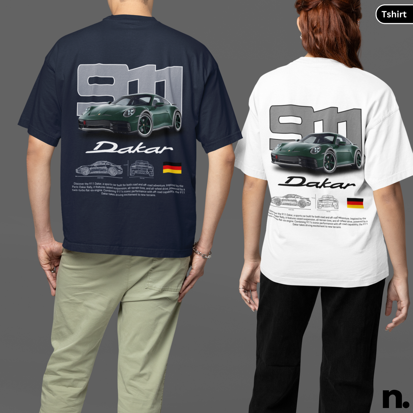 911 Dakar Rally Unisex Heavy Cotton Tee