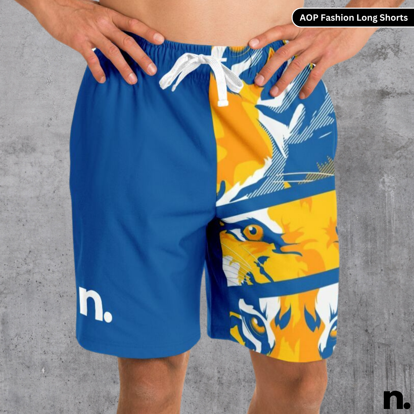 Nerdotopia Tiger Illustration Shorts