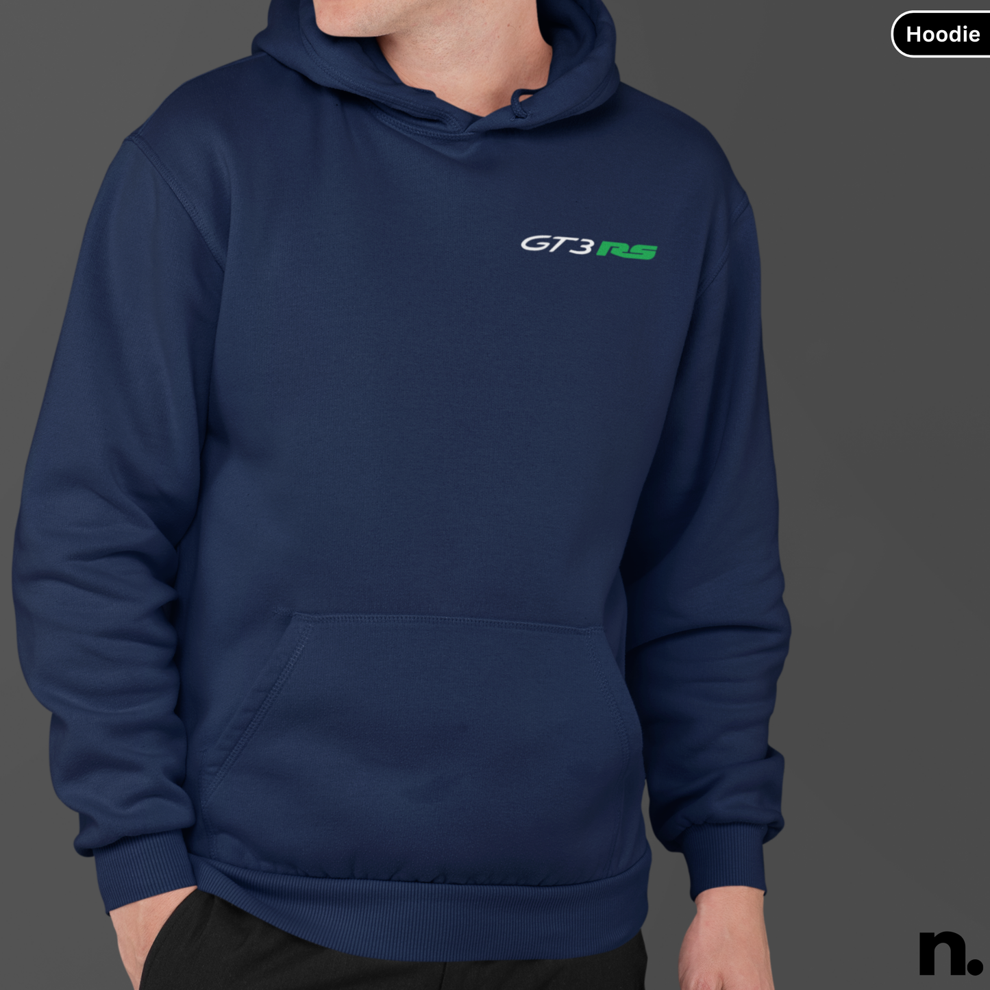 911 GT3RS Green Poster Style Hoodie