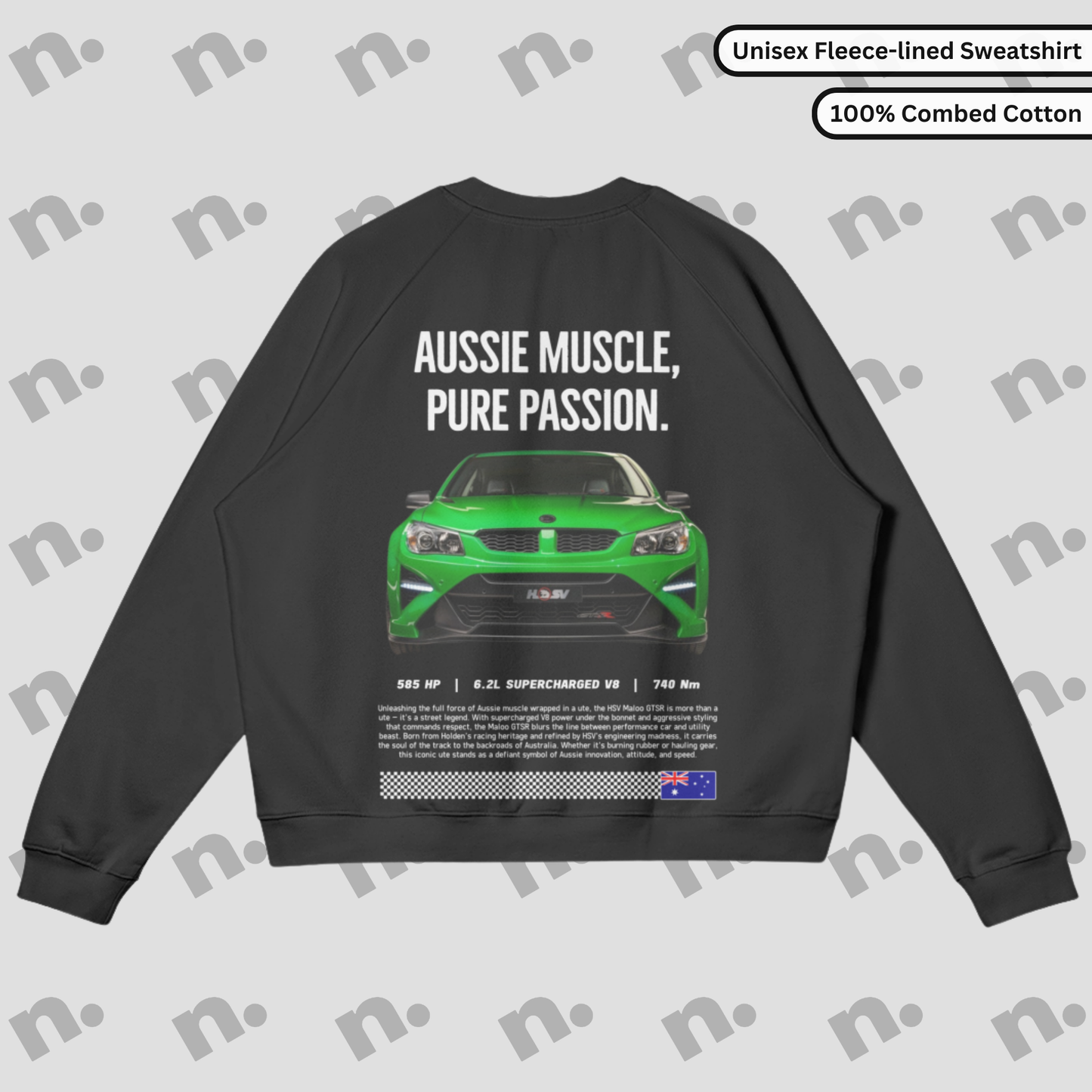 Aussie Muscle Fleece-lined Premium Sweatshirt