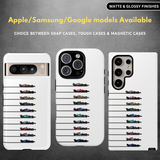 F1 Cars Line-up Snap Case