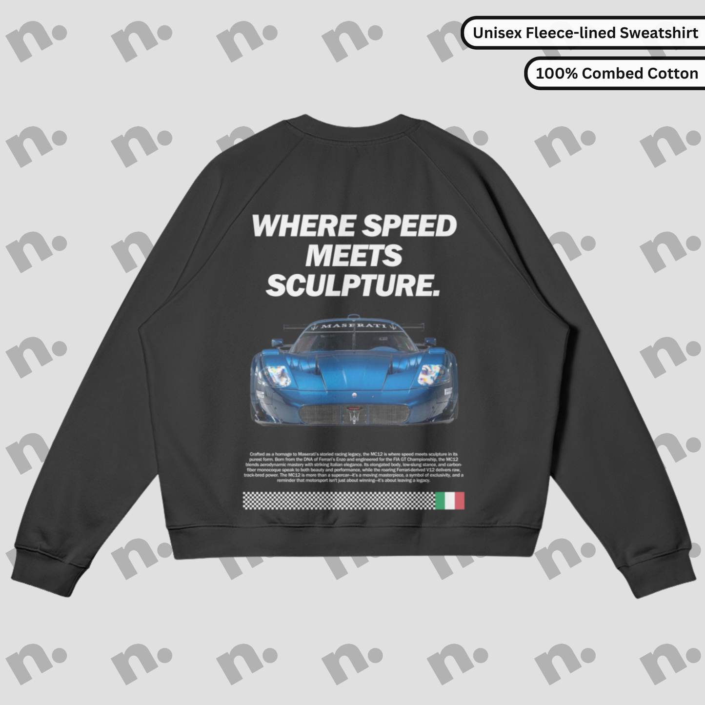WHERE SPEED MEETS SCULPTURE. – Premium Heavyweight Sweatshirt