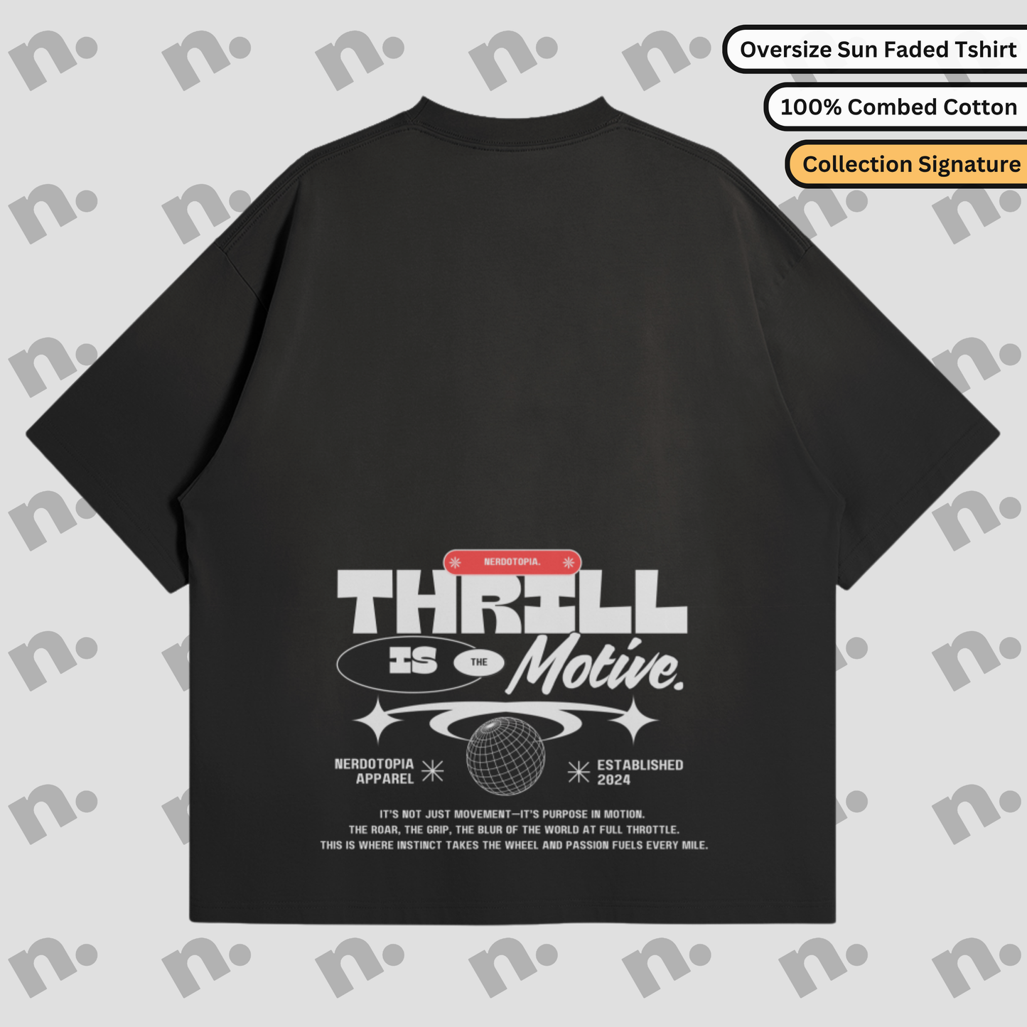 Thrill Is the Motive // Nerdotopia Auto Legends Vol 1 Signature Tee V2