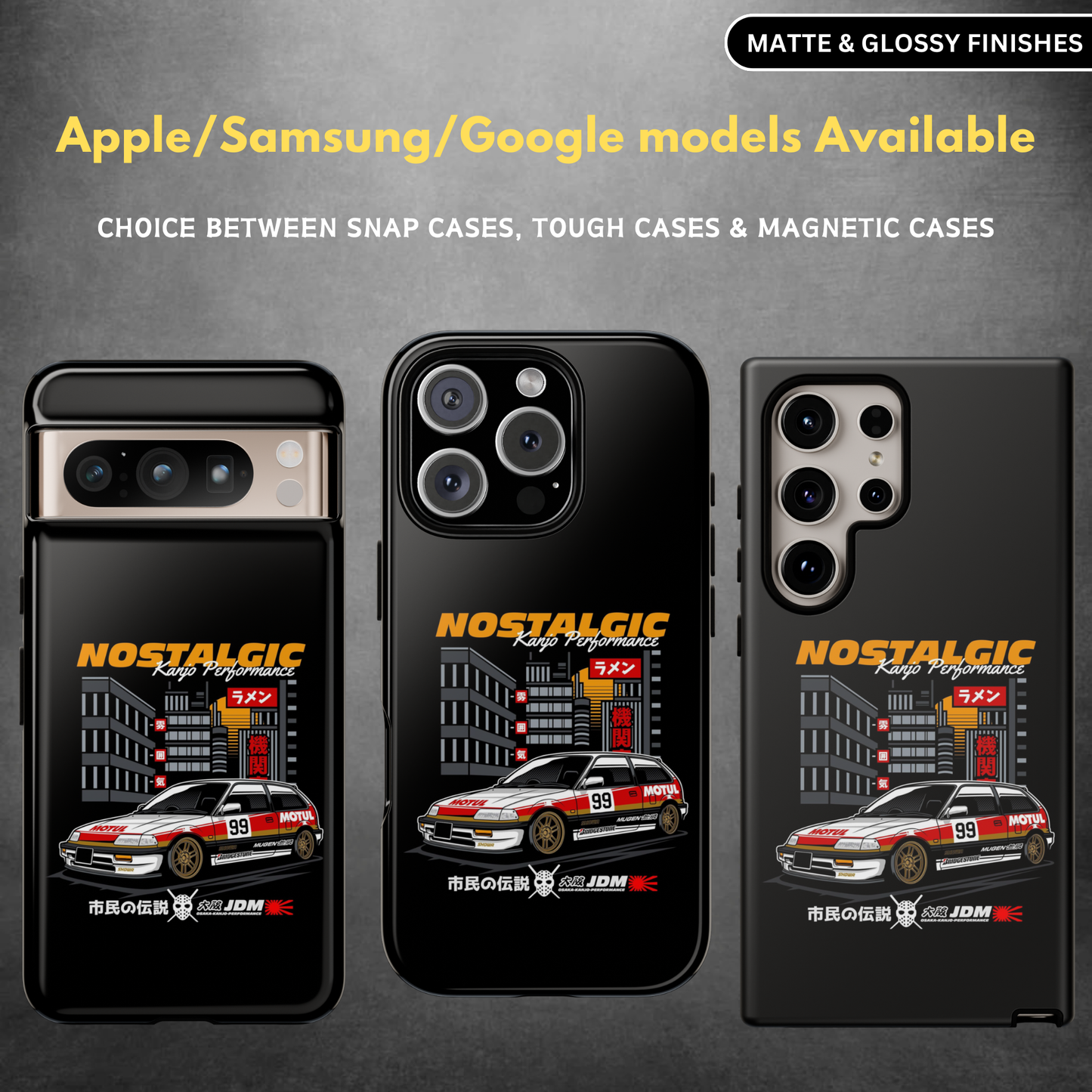 Nostalgic JDM Tough Phone Case