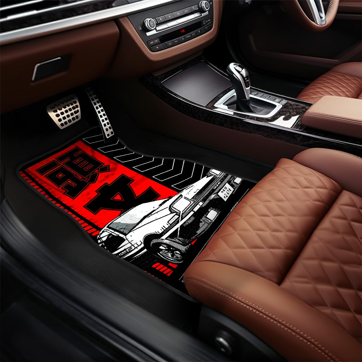 Initial D AE86 Inspired Automotive Floor Mats