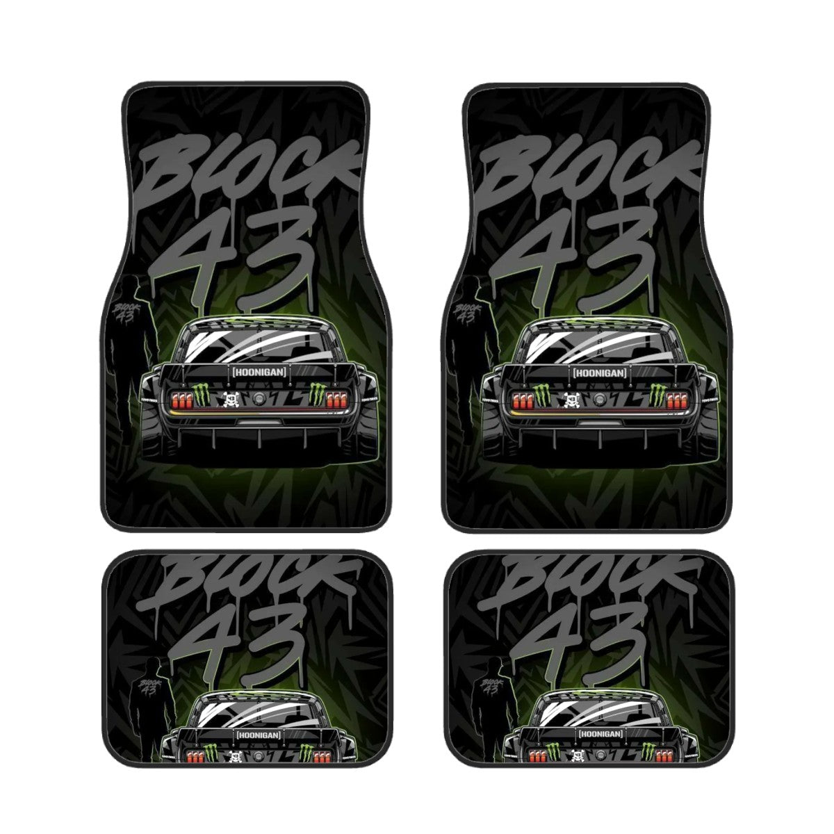 Ken Block Inspired Automotive Floor Mats