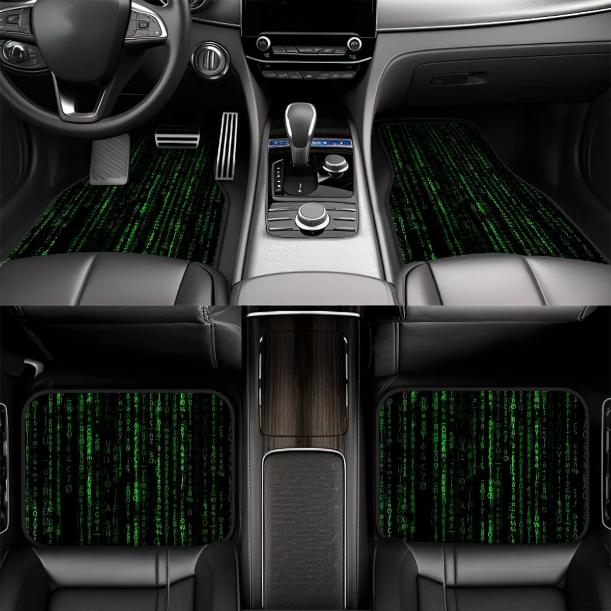 Matrix Pattern Automotive Floor Mats